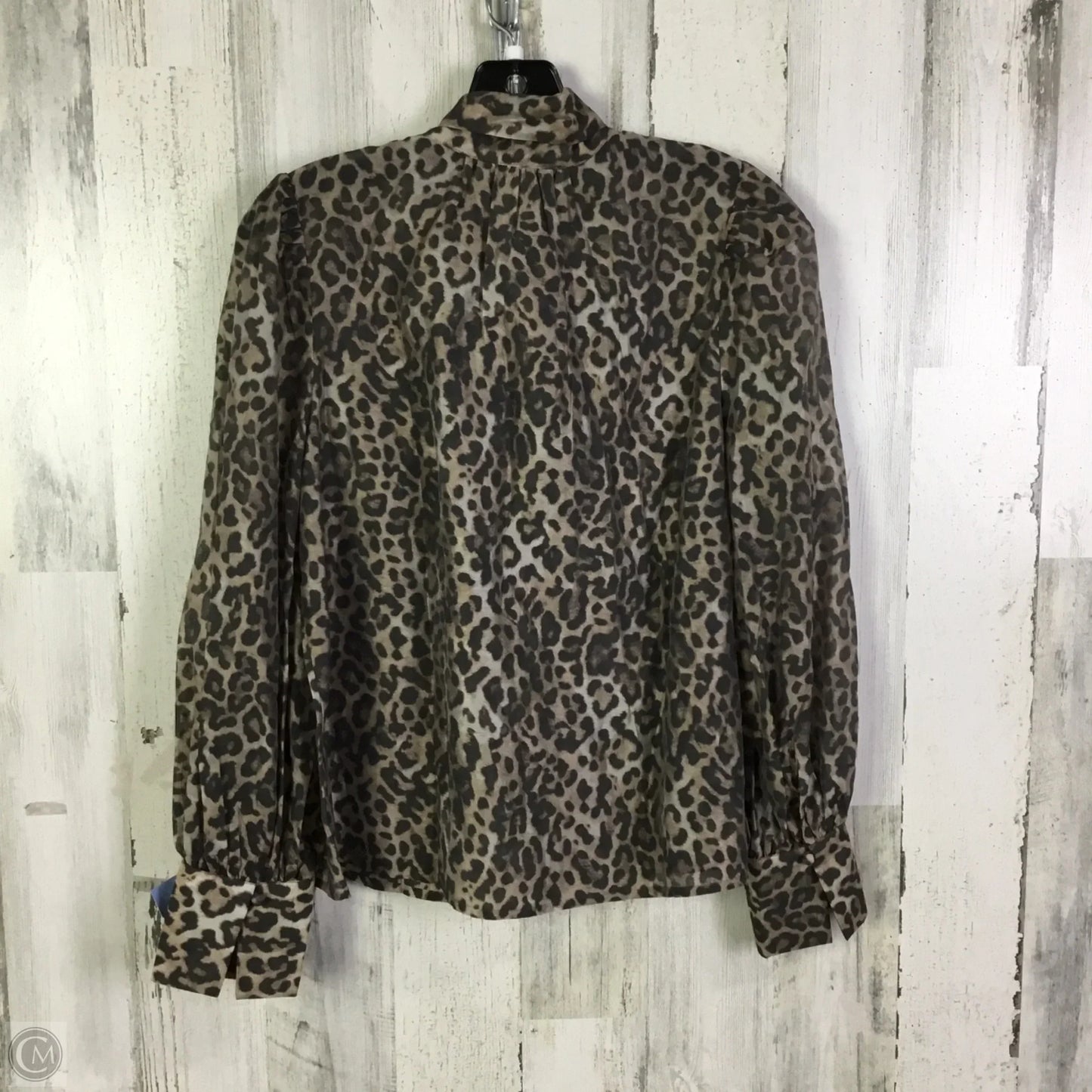 Top Long Sleeve By Loft In Animal Print, Size: Mp