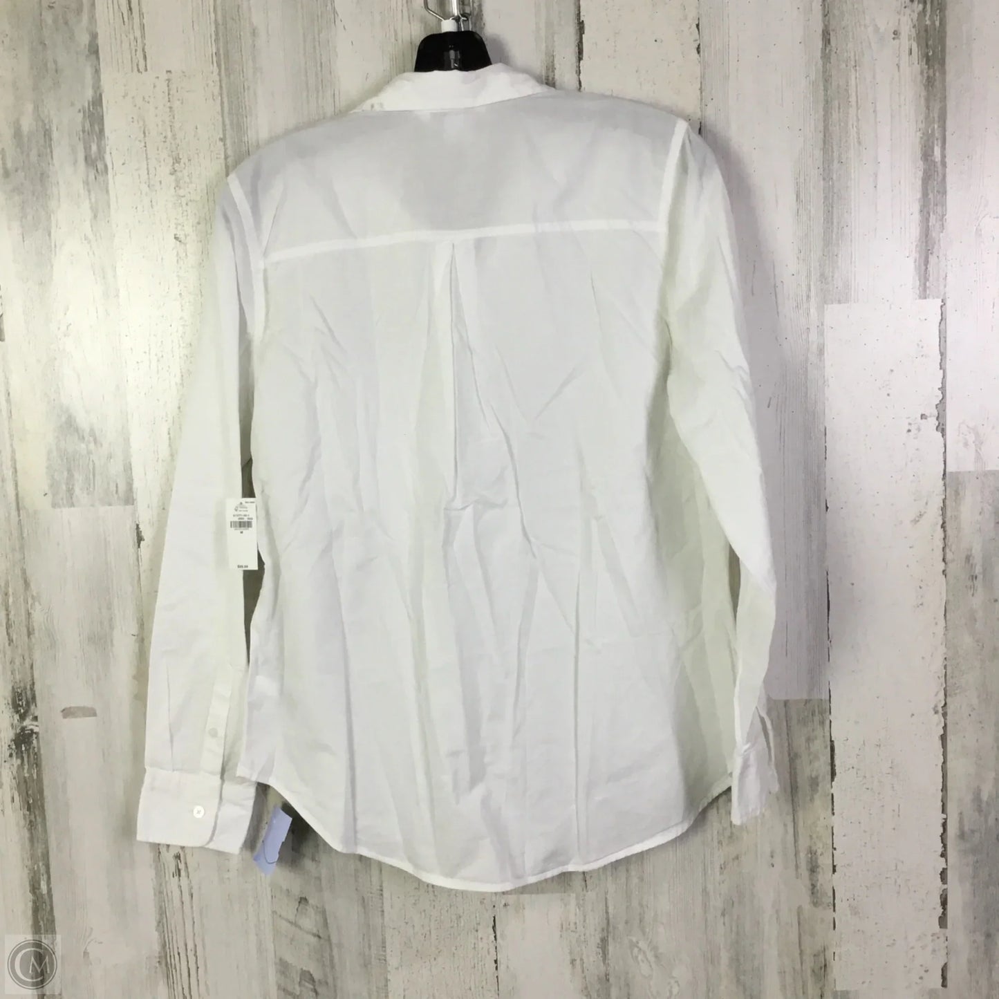 Top Long Sleeve By Old Navy In White, Size: M