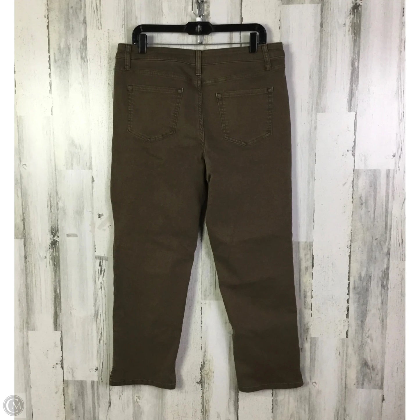 Jeans Straight By Maurices In Brown Denim, Size: 14