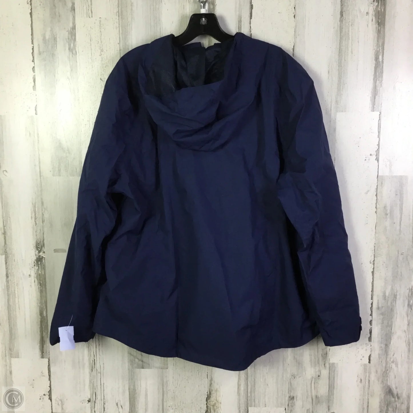 Athletic Jacket By Clothes Mentor In Navy, Size: Xxl