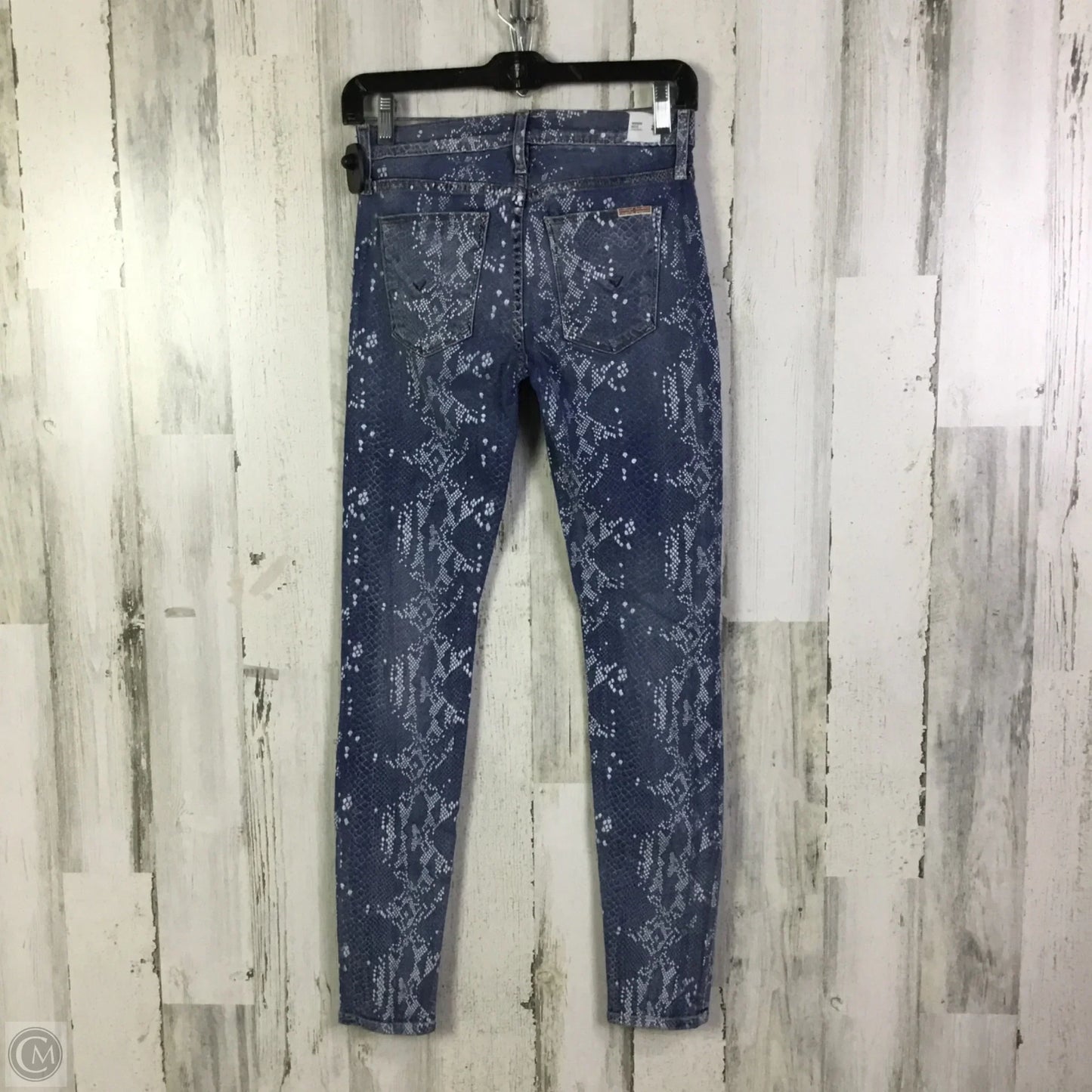 Jeans Skinny By Hudson In Blue Denim, Size: 0