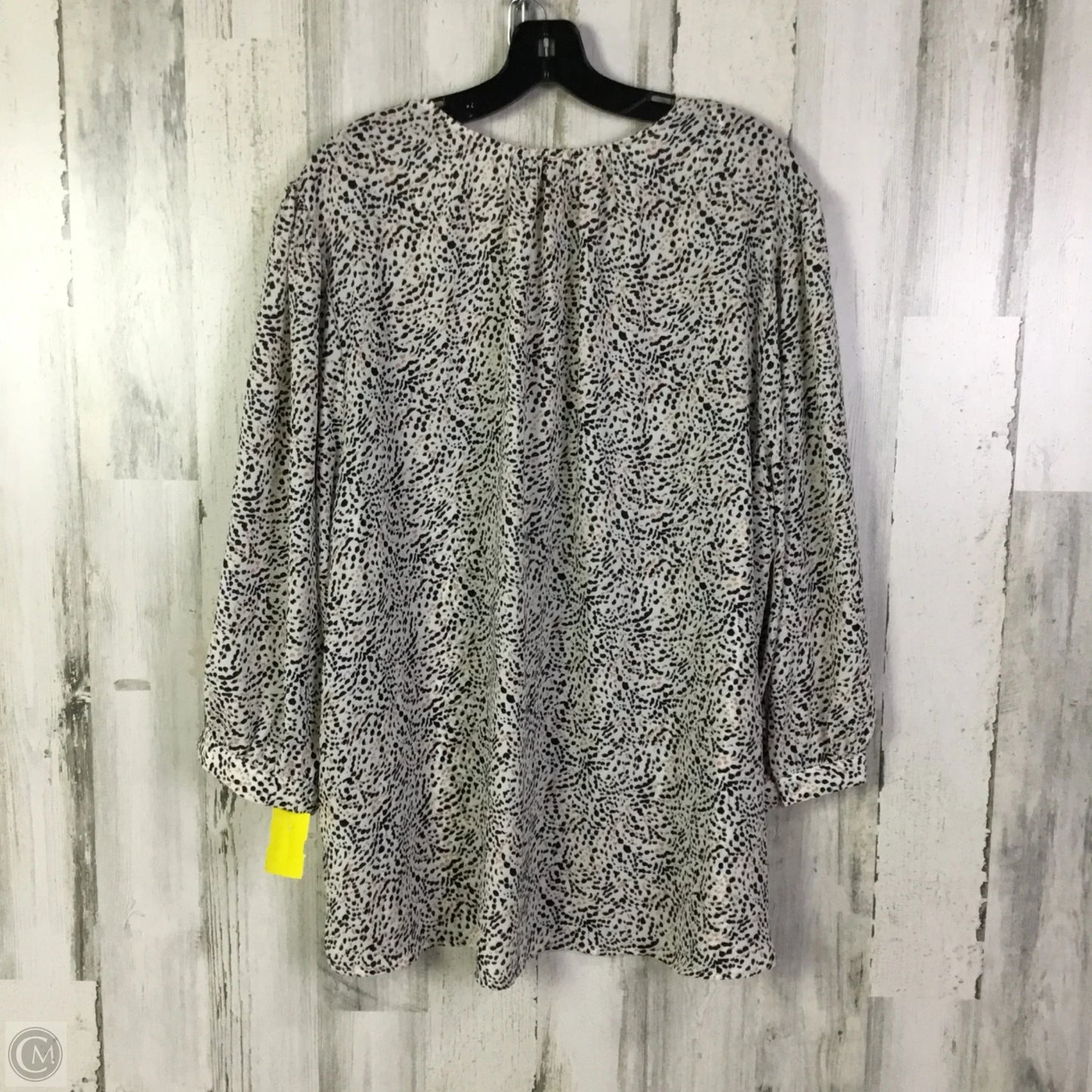 Top Long Sleeve By Cynthia Rowley In White, Size: 3x