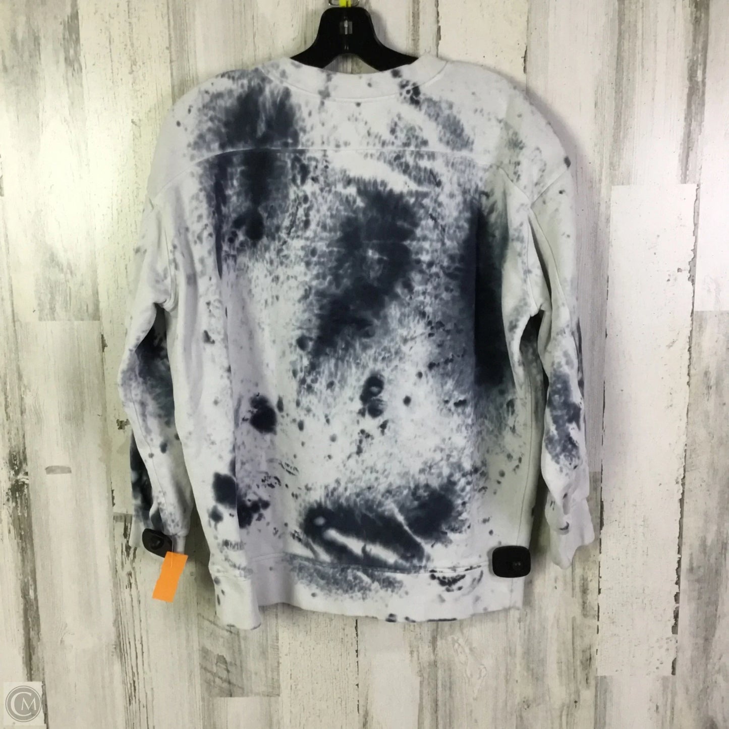 Athletic Sweatshirt Crewneck By Lululemon In Blue & White, Size: 4