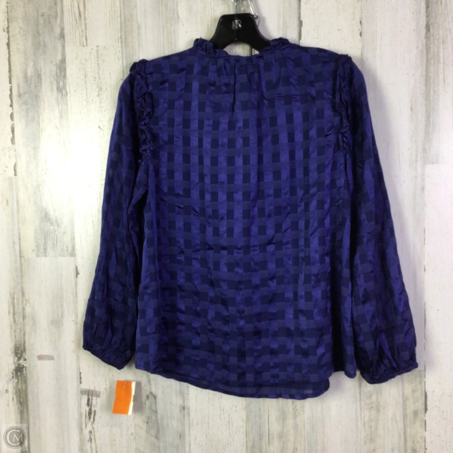 Top Long Sleeve By Vineyard Vines In Blue, Size: Xxs