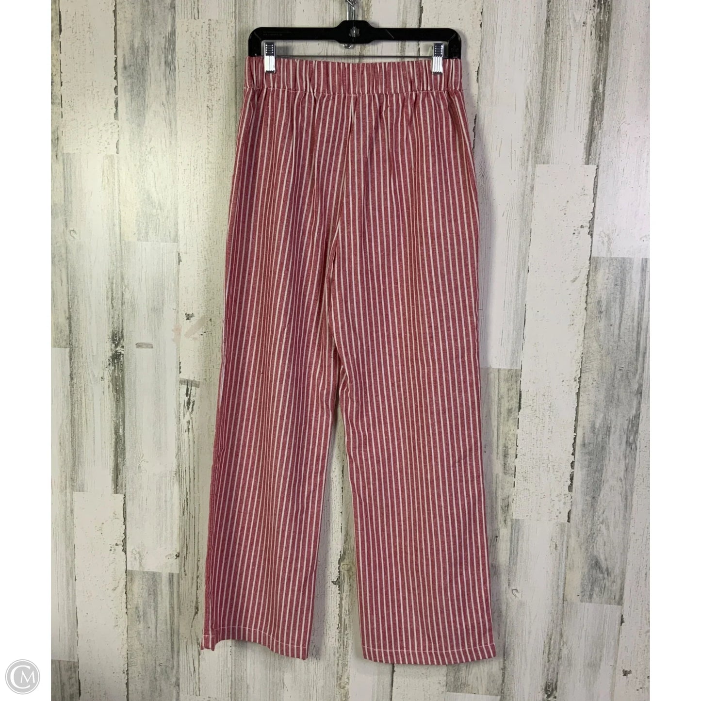 Pants Wide Leg By Ci Sono In Red & White, Size: 8