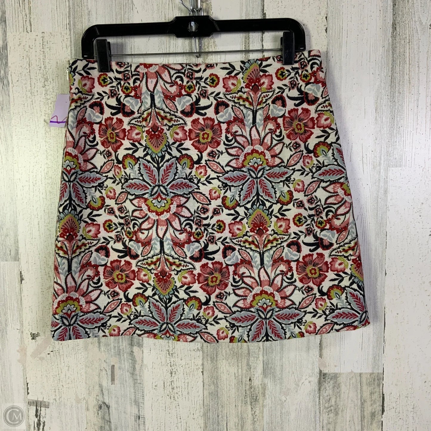 Skirt Mini & Short By Loft In Pink & Red, Size: 6
