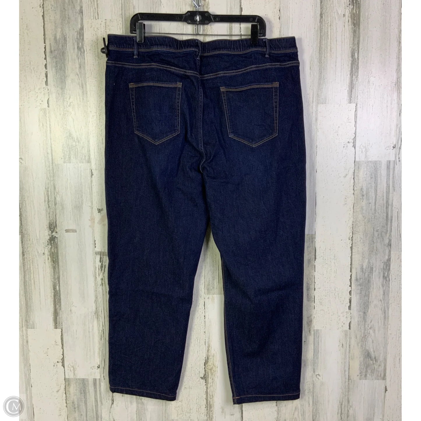 Jeans Straight By J. Jill In Blue Denim, Size: 20