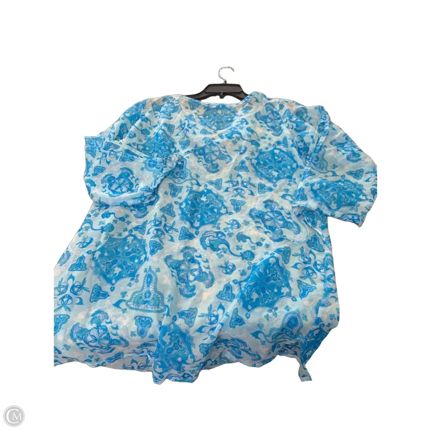 Swimwear Cover-up By Cmf In Blue, Size: L