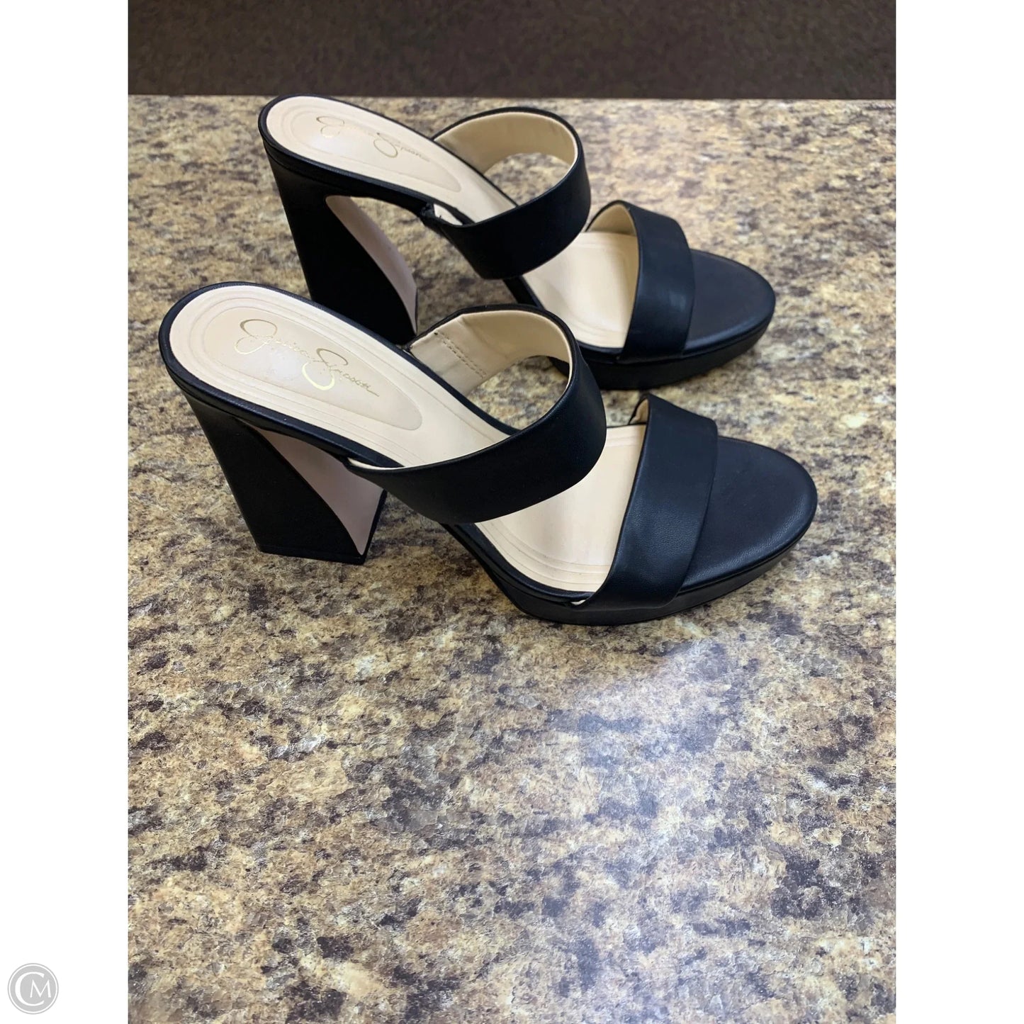 Shoes Heels Block By Jessica Simpson In Black, Size: 8.5