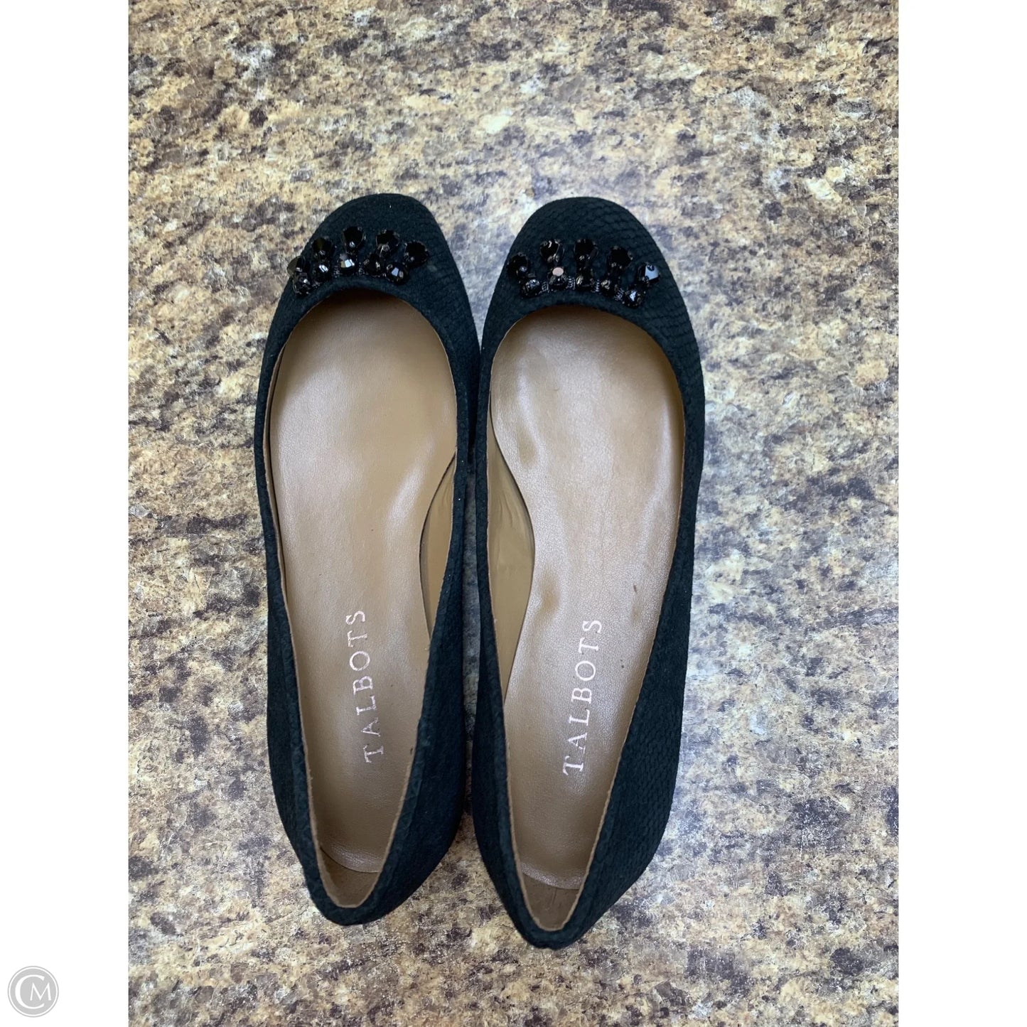 Shoes Flats By Talbots In Black, Size: 6