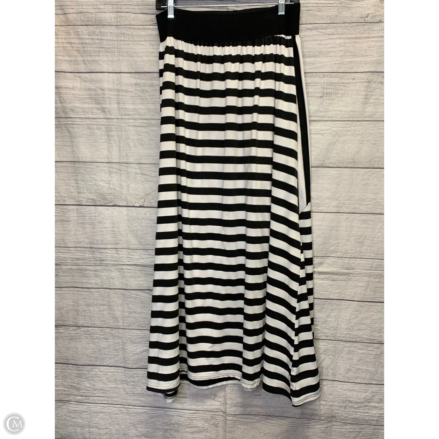 Skirt Maxi By Cmf In Striped Pattern, Size: L