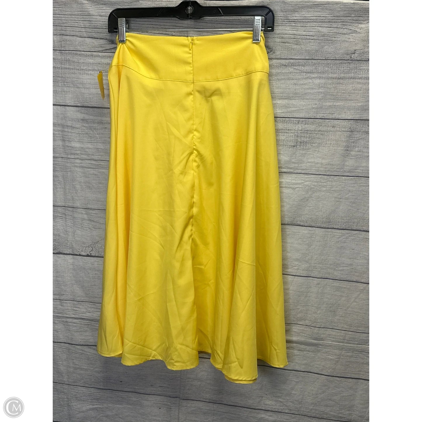 Skirt Maxi By Shein In Yellow, Size: L