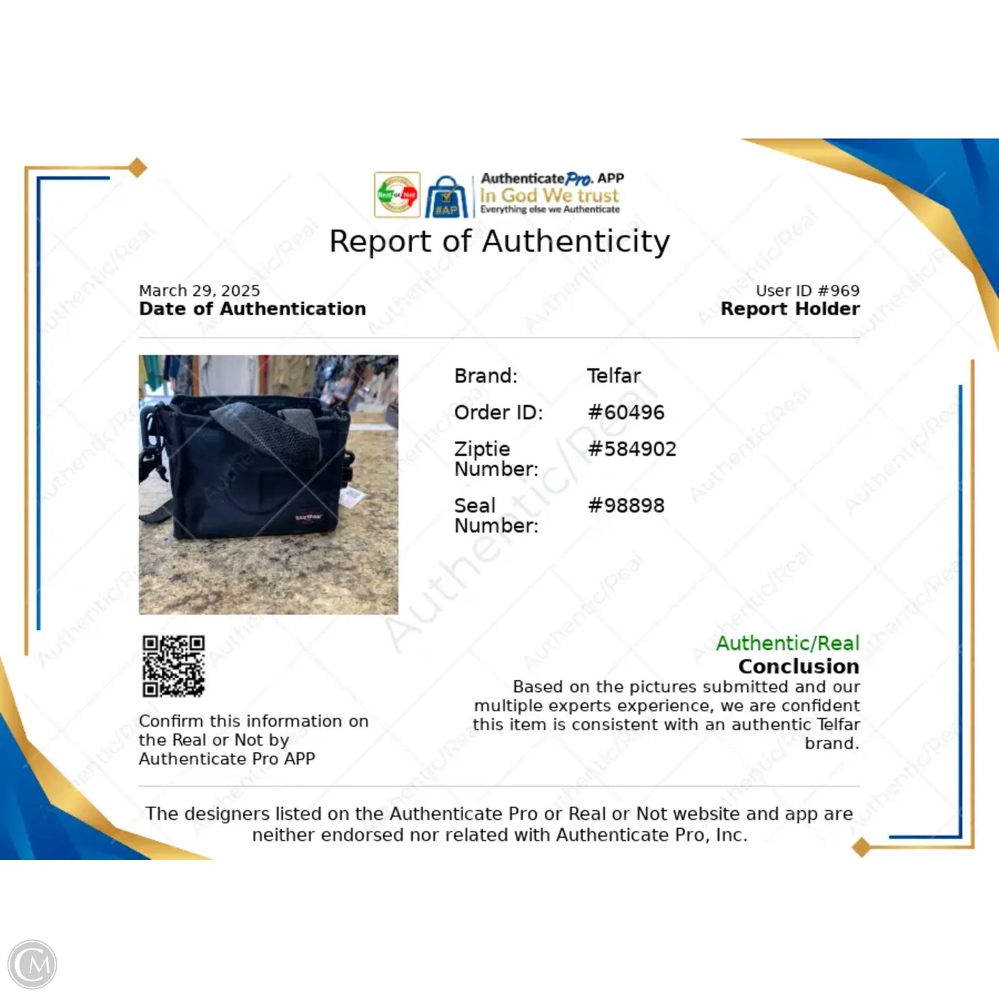 Crossbody Designer By Telfar, Size: Small