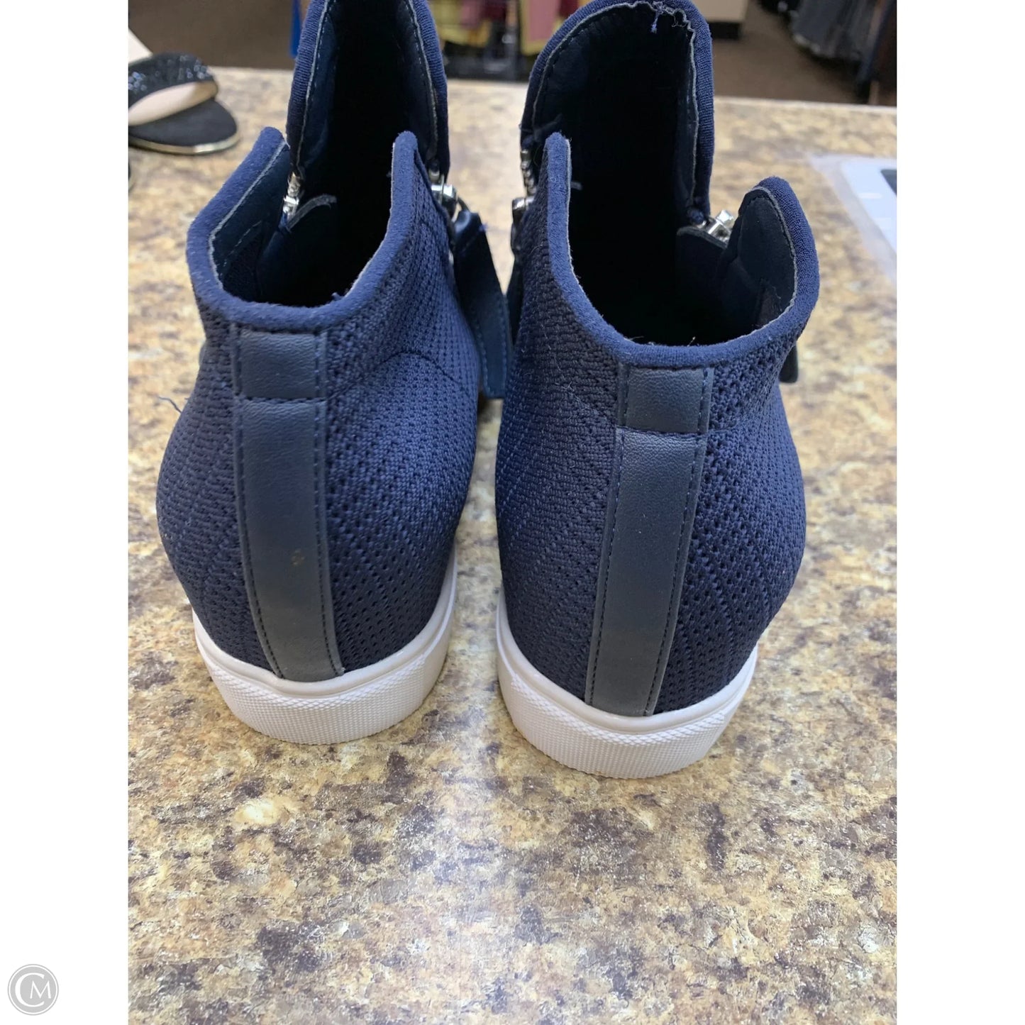 Shoes Sneakers By Steve Madden In Navy, Size: 8.5