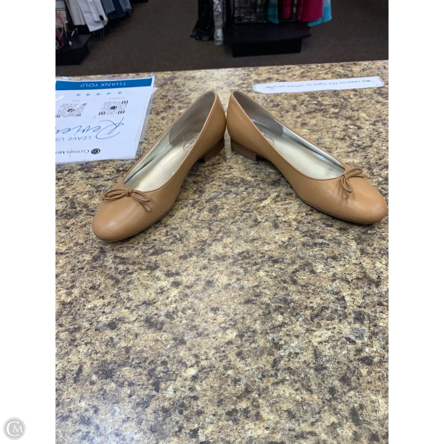 Shoes Flats By Talbots In Tan, Size: 9.5
