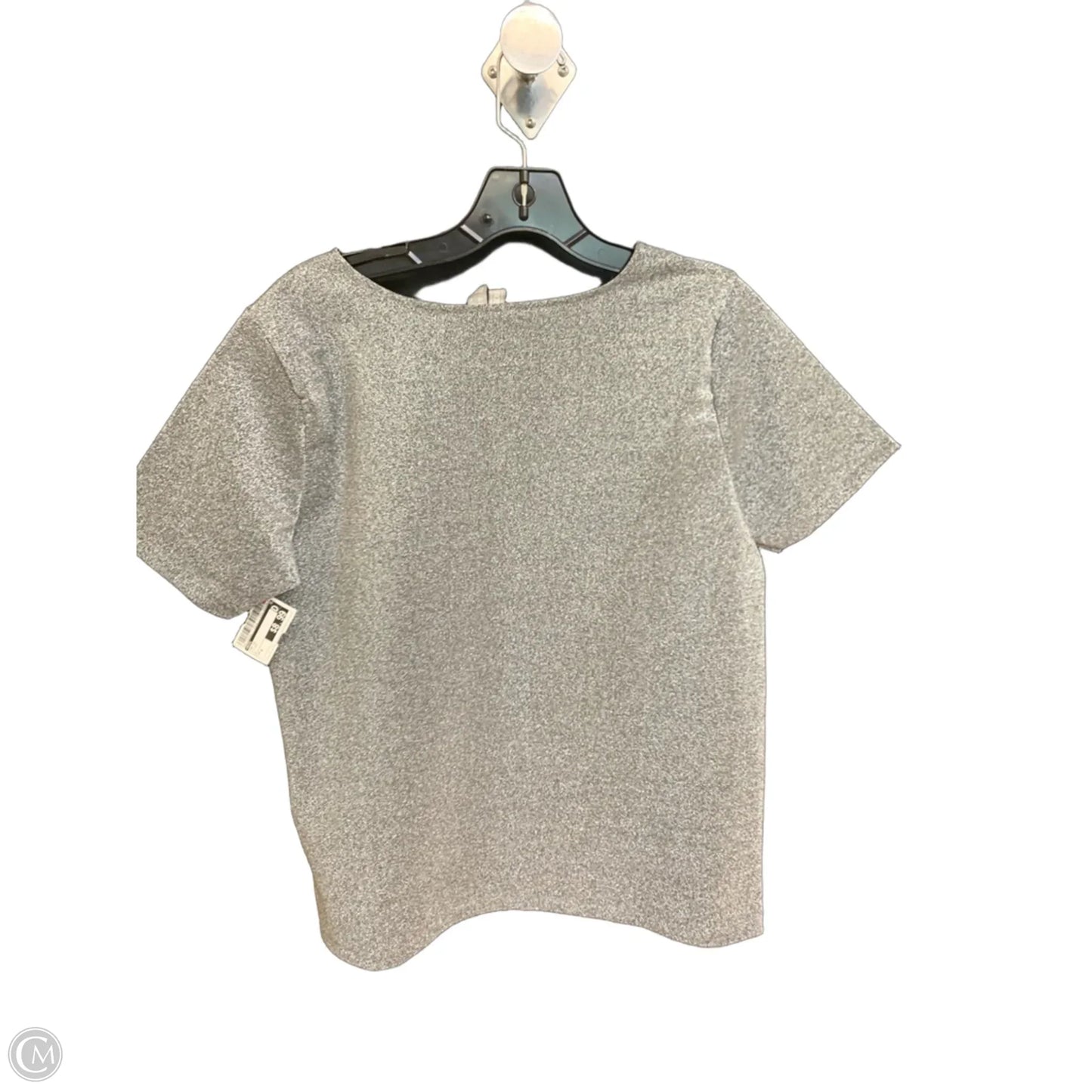 Top Short Sleeve By Asos In Silver, Size: 4