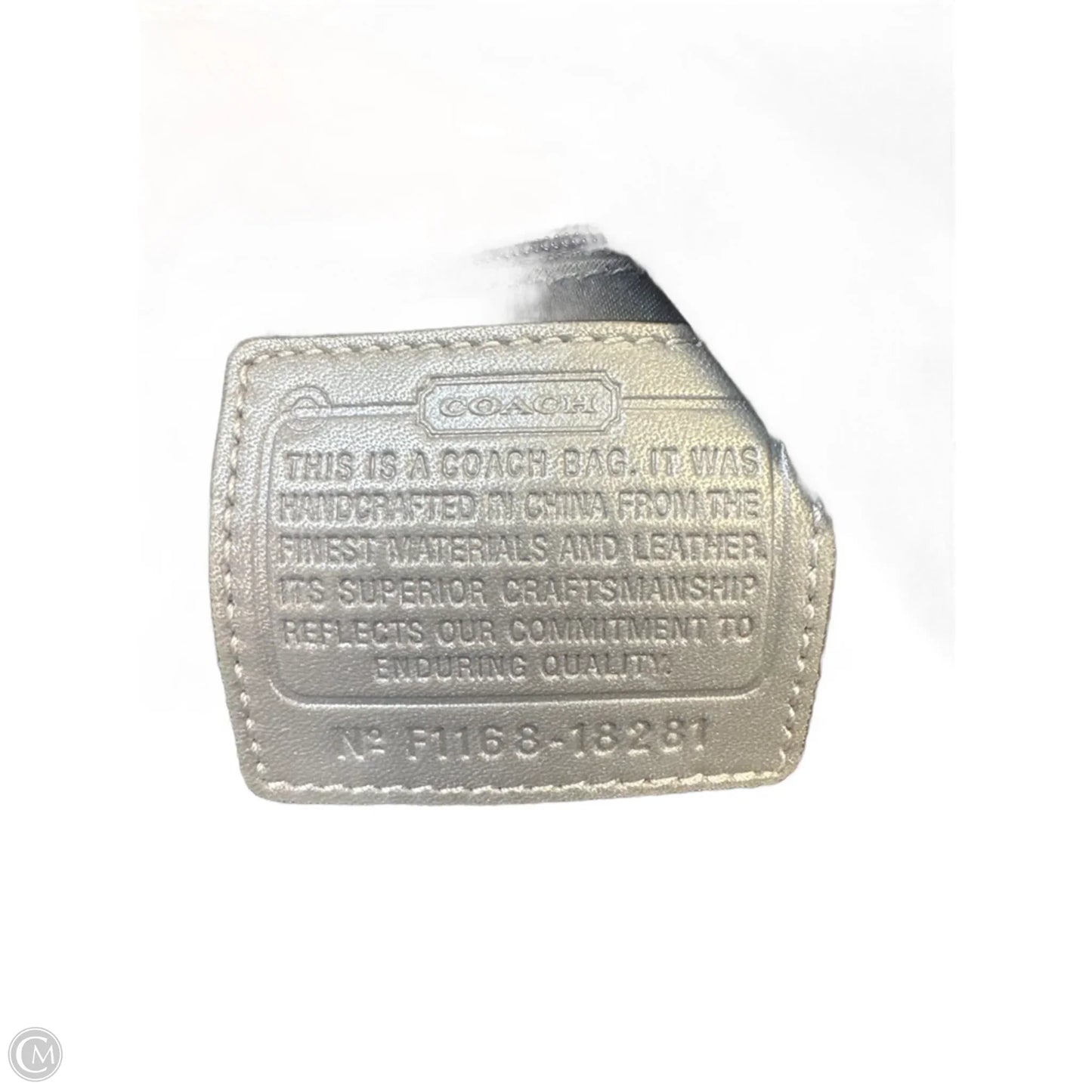 Handbag Designer By Coach, Size: Medium