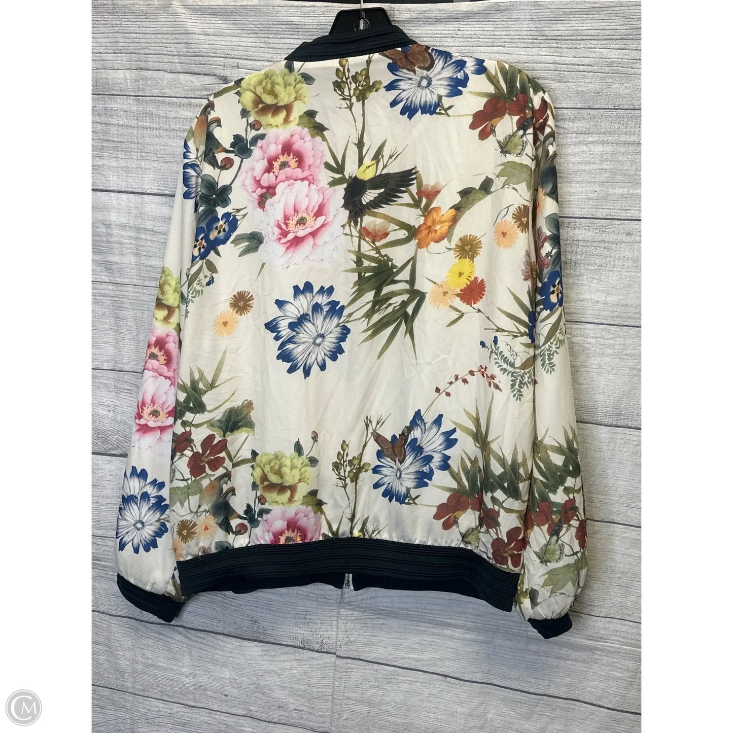 Jacket Other By Clothes Mentor In Floral Print, Size: L