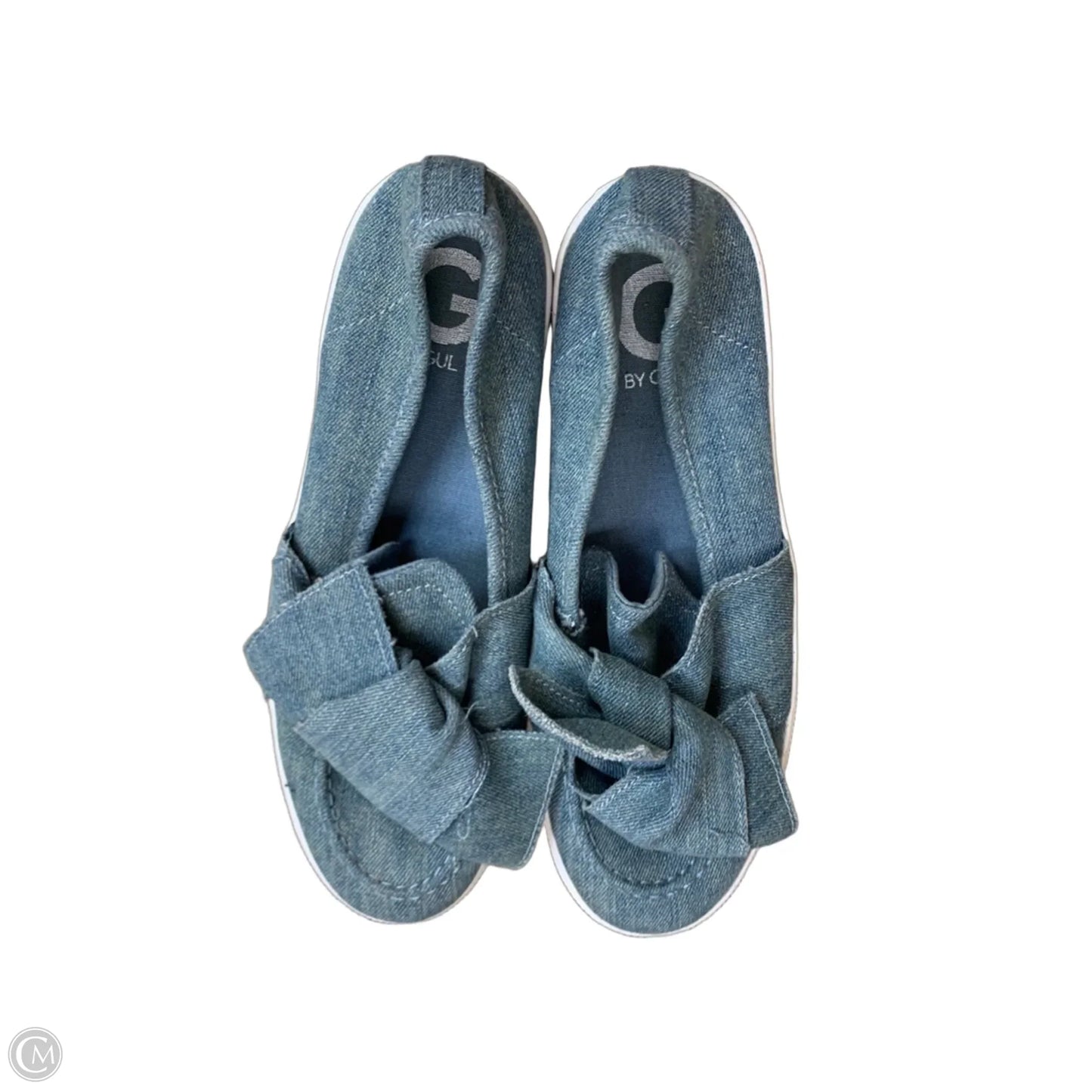 Shoes Sneakers By G By Guess In Blue Denim, Size: 8.5