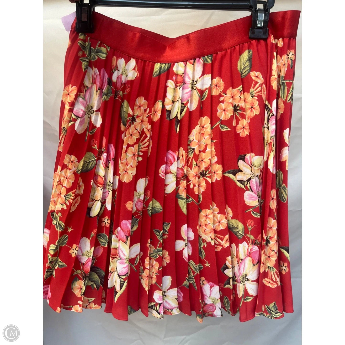 Skirt Midi By Express In Red, Size: M