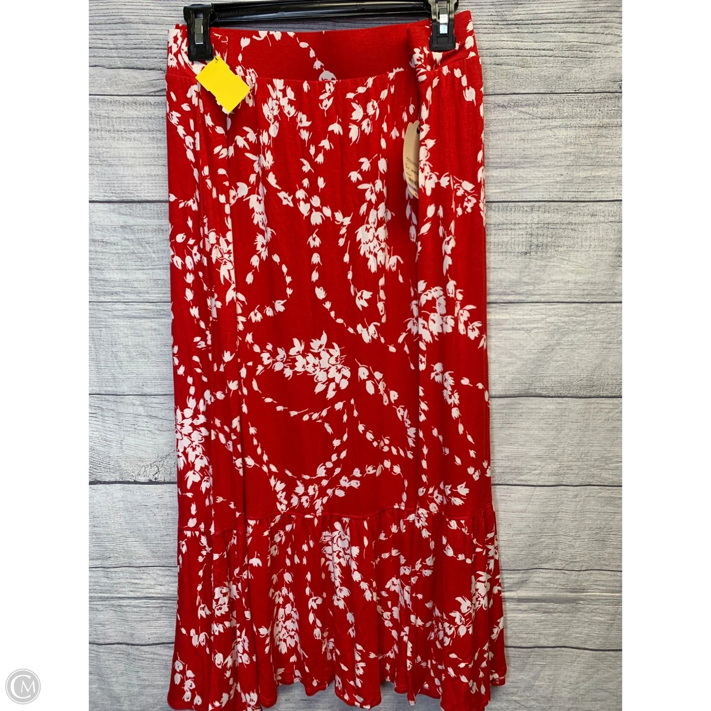 Skirt Maxi By St Johns Bay In Red & White, Size: Xxl