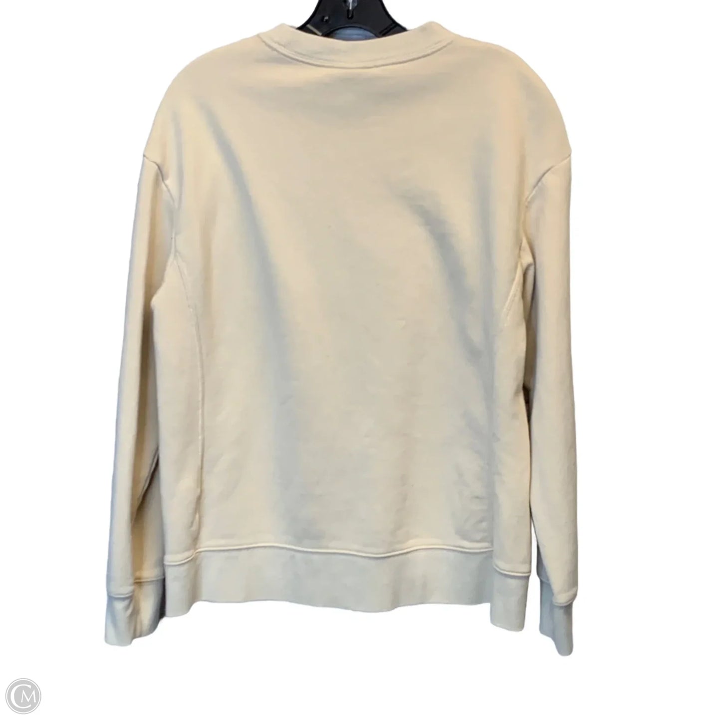Sweatshirt Crewneck By H&m In Beige, Size: S