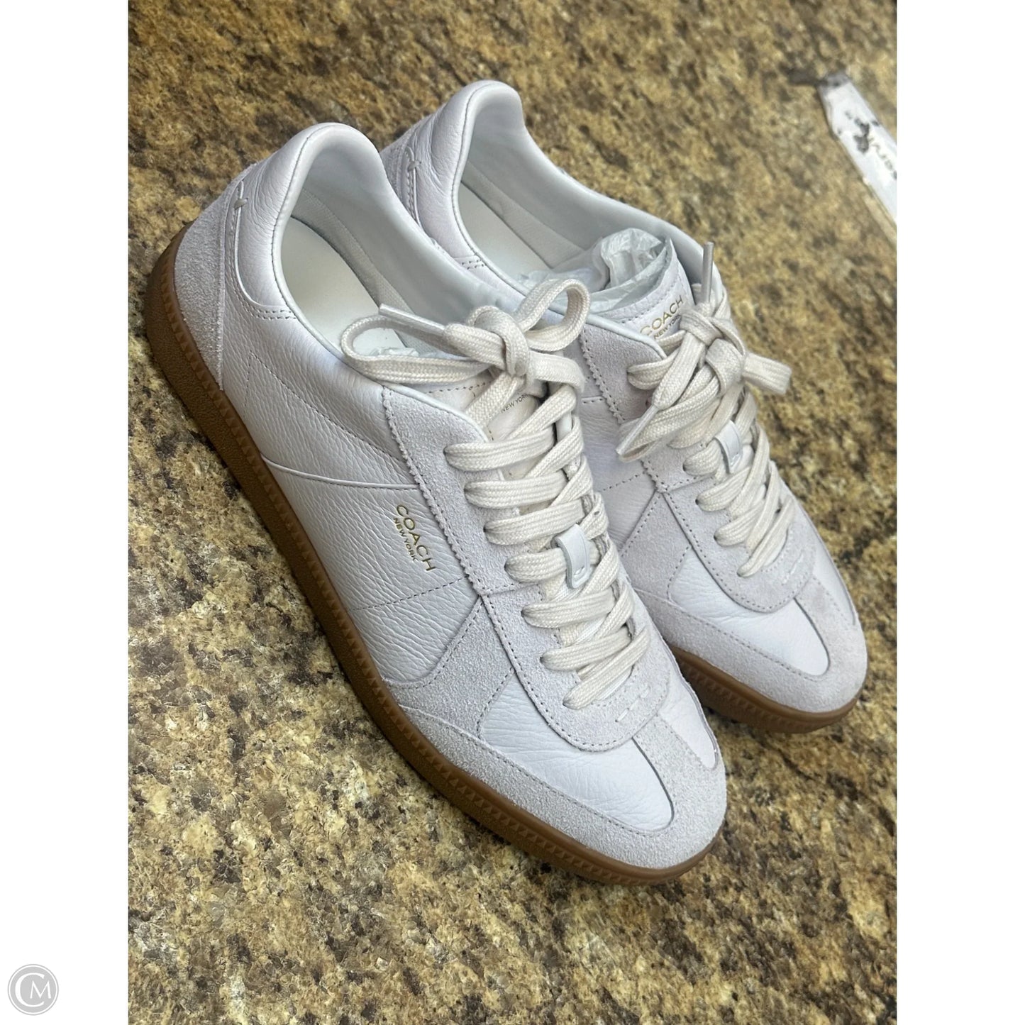 Shoes Designer By Coach In White, Size: 7.5