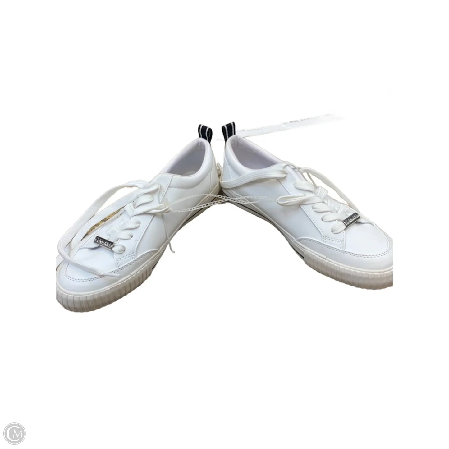 Shoes Sneakers By Calvin Klein In White, Size: 7.5
