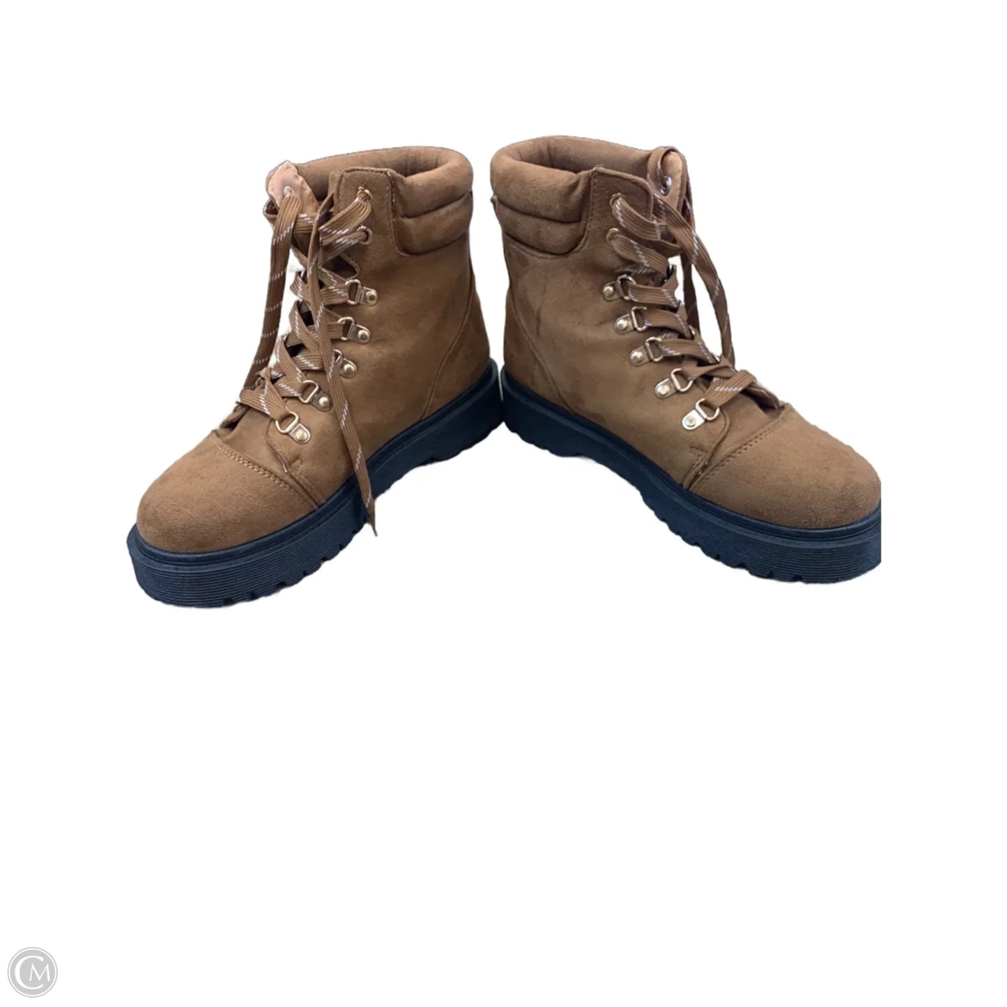 Boots Ankle Flats By Fashion Nova In Brown, Size: 10