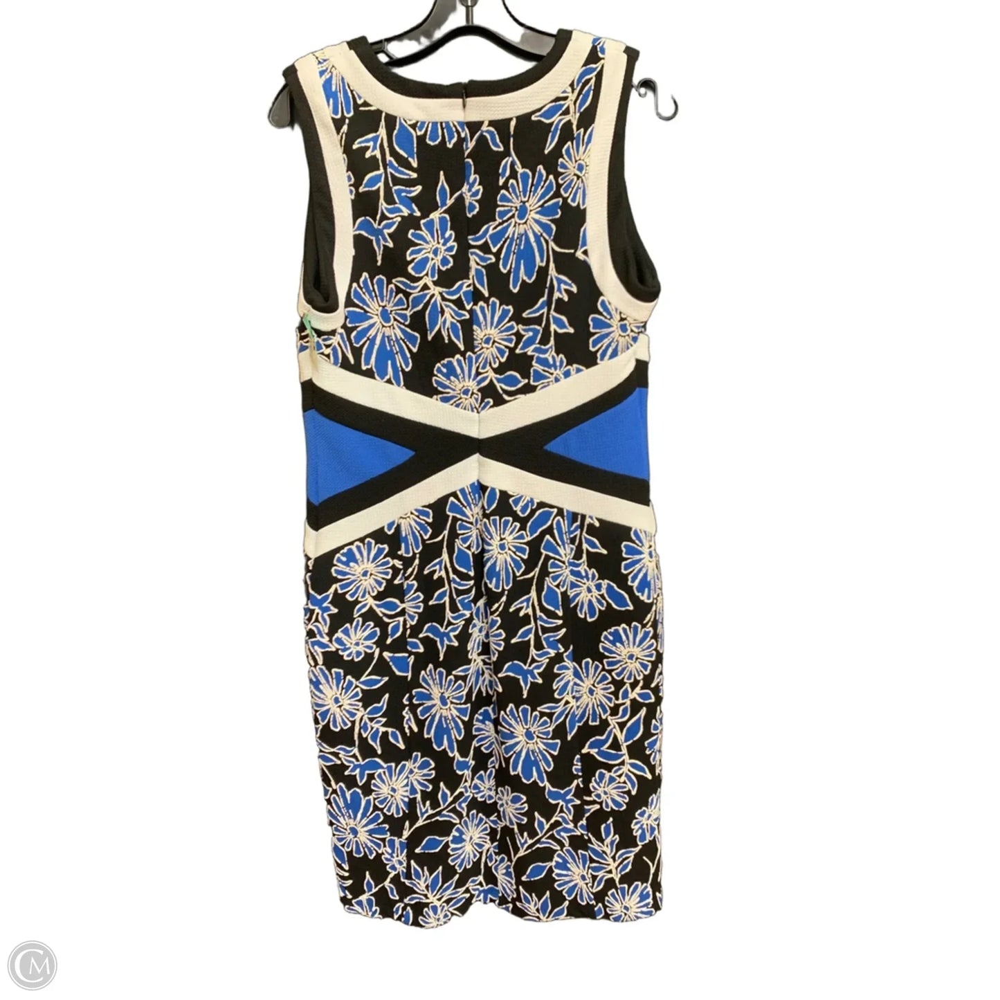 Dress Casual Maxi By Shelby And Palmer In Black & Blue, Size: 14