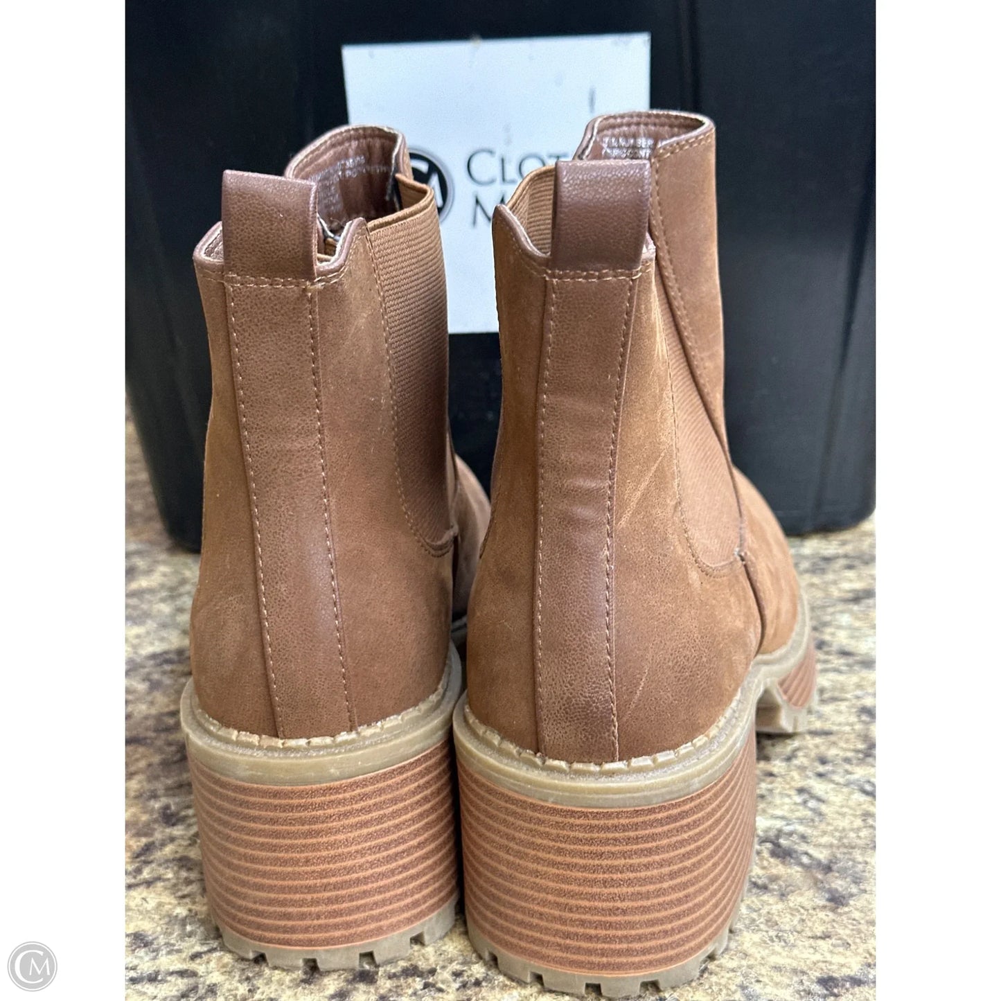 Boots Ankle Flats By Torrid In Brown, Size: 7.5