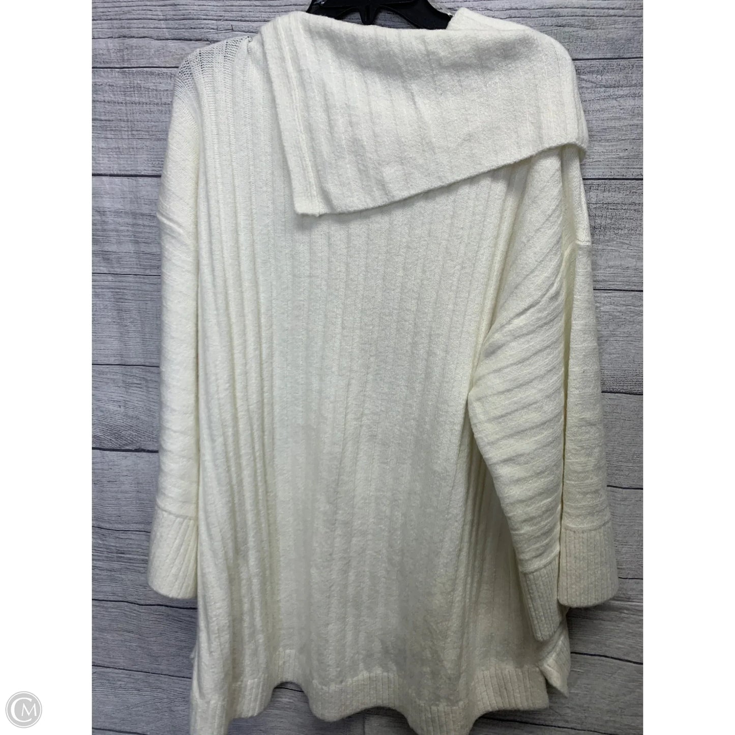 Sweater By Rafaella In Ivory, Size: 2x