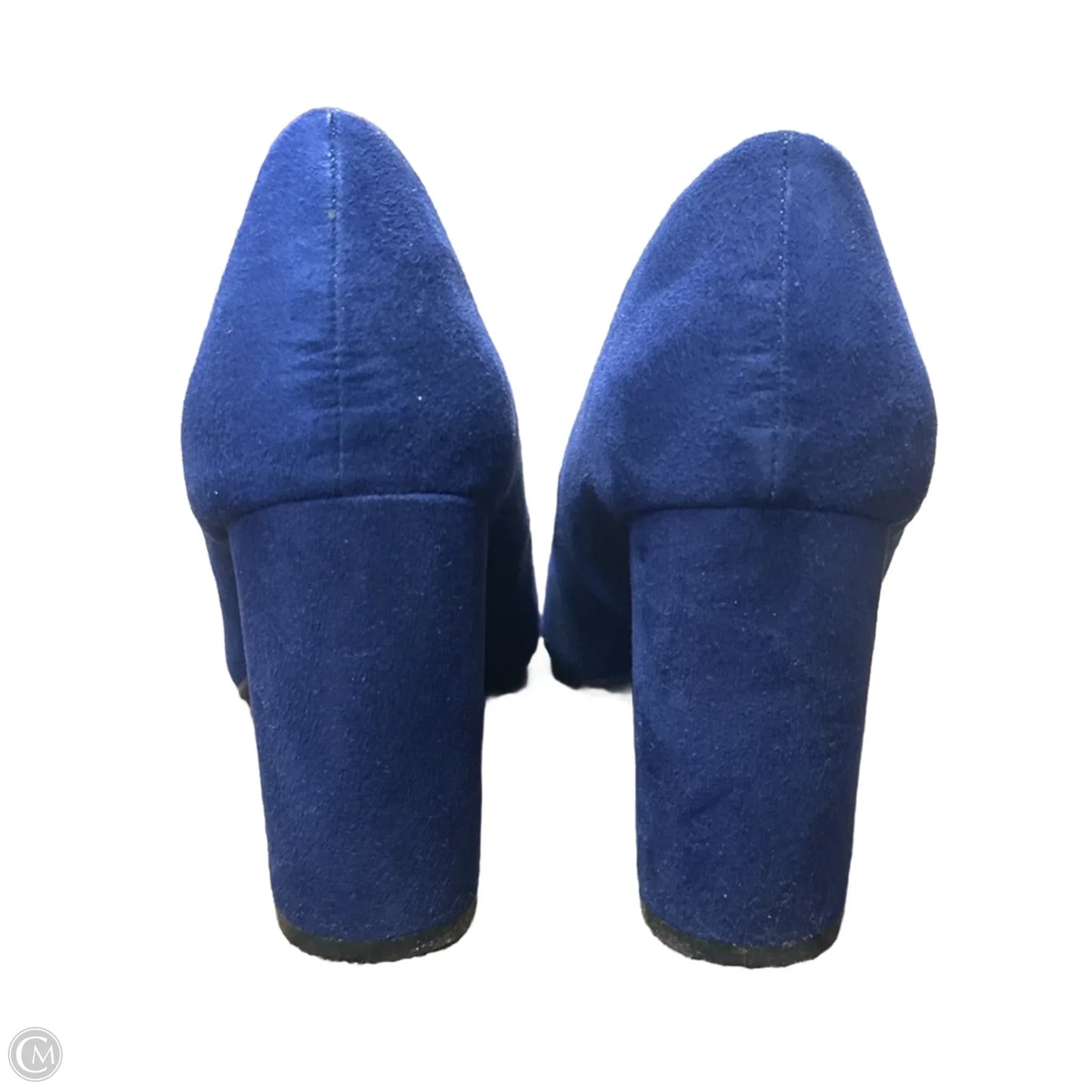 Shoes Heels Block By Rouge In Navy, Size: 11