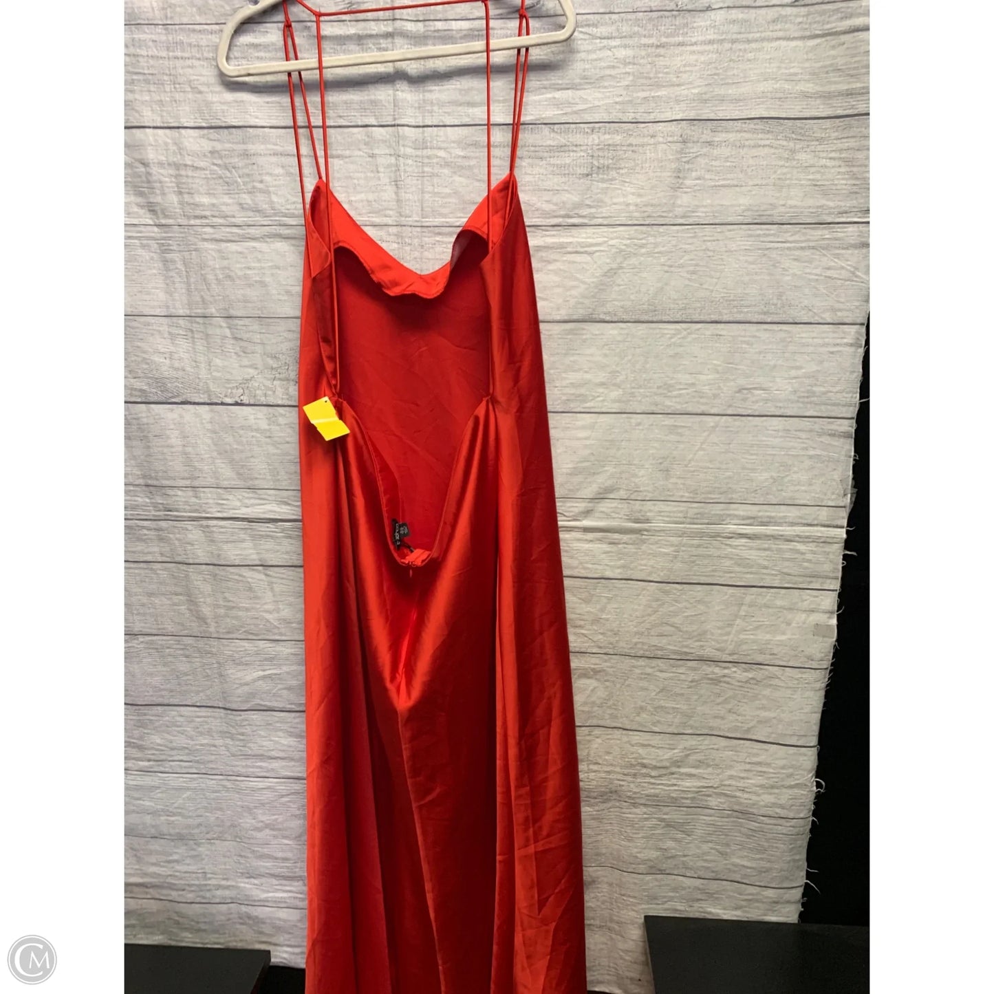 Dress Party Long By Boohoo Boutique In Red, Size: 18