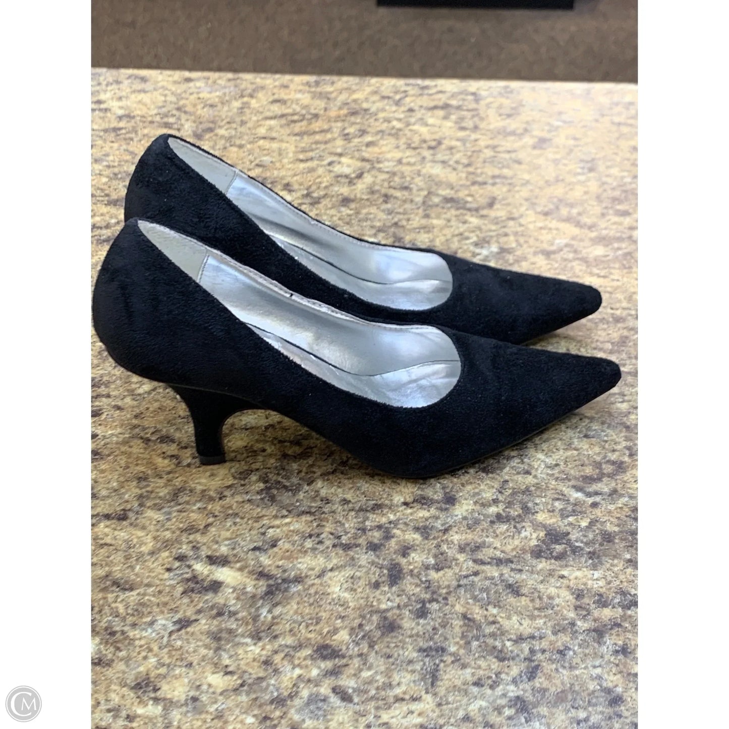 Shoes Heels Kitten By Cmf In Black, Size: 6.5