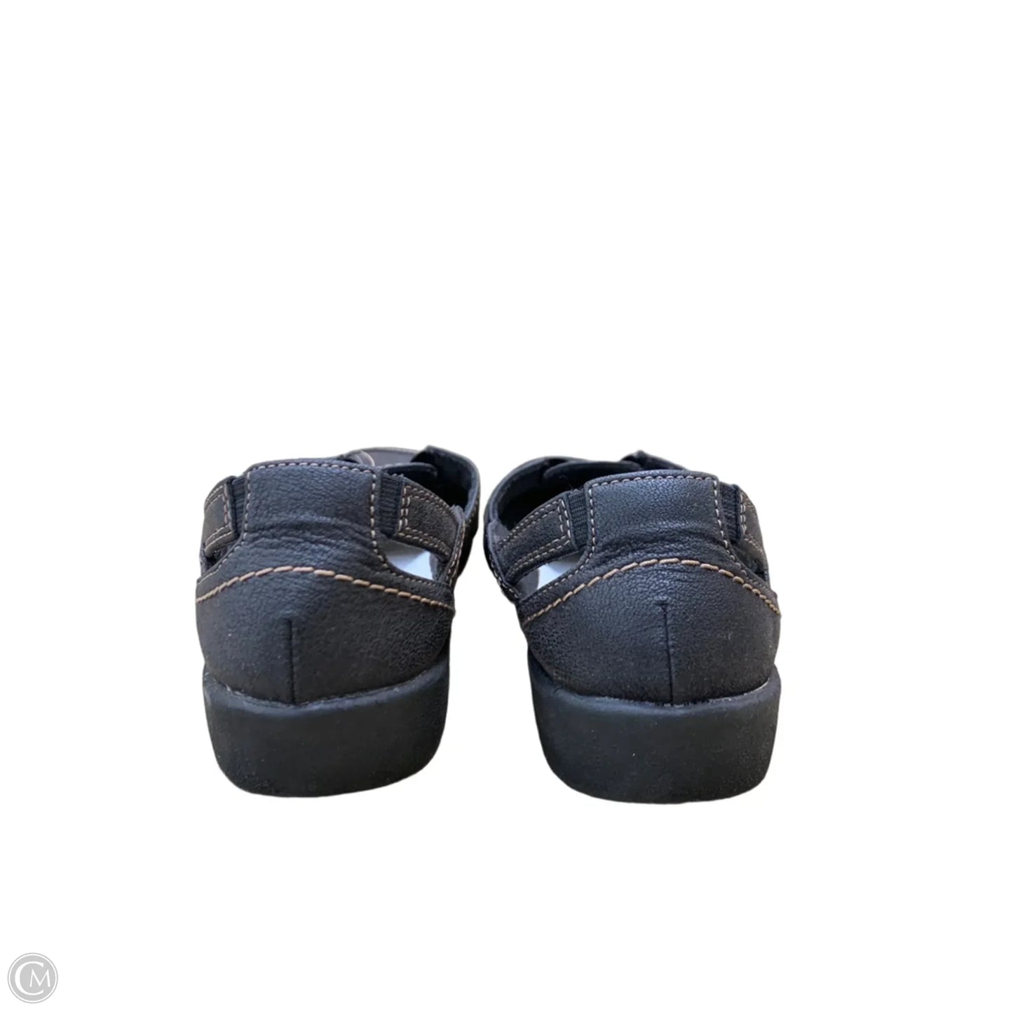 Shoes Flats By Clarks In Black, Size: 8