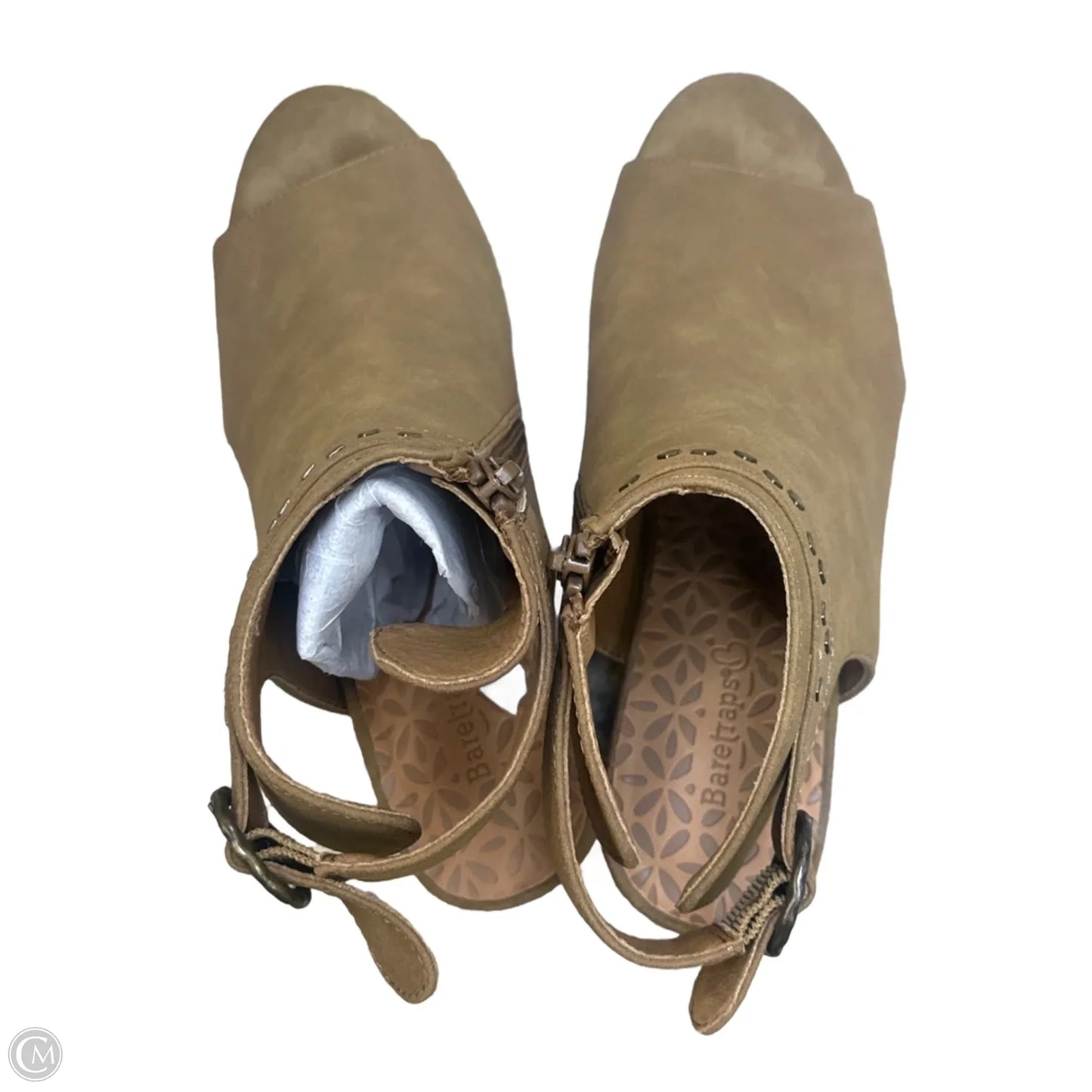 Shoes Heels Block By Bare Traps In Tan, Size: 7.5