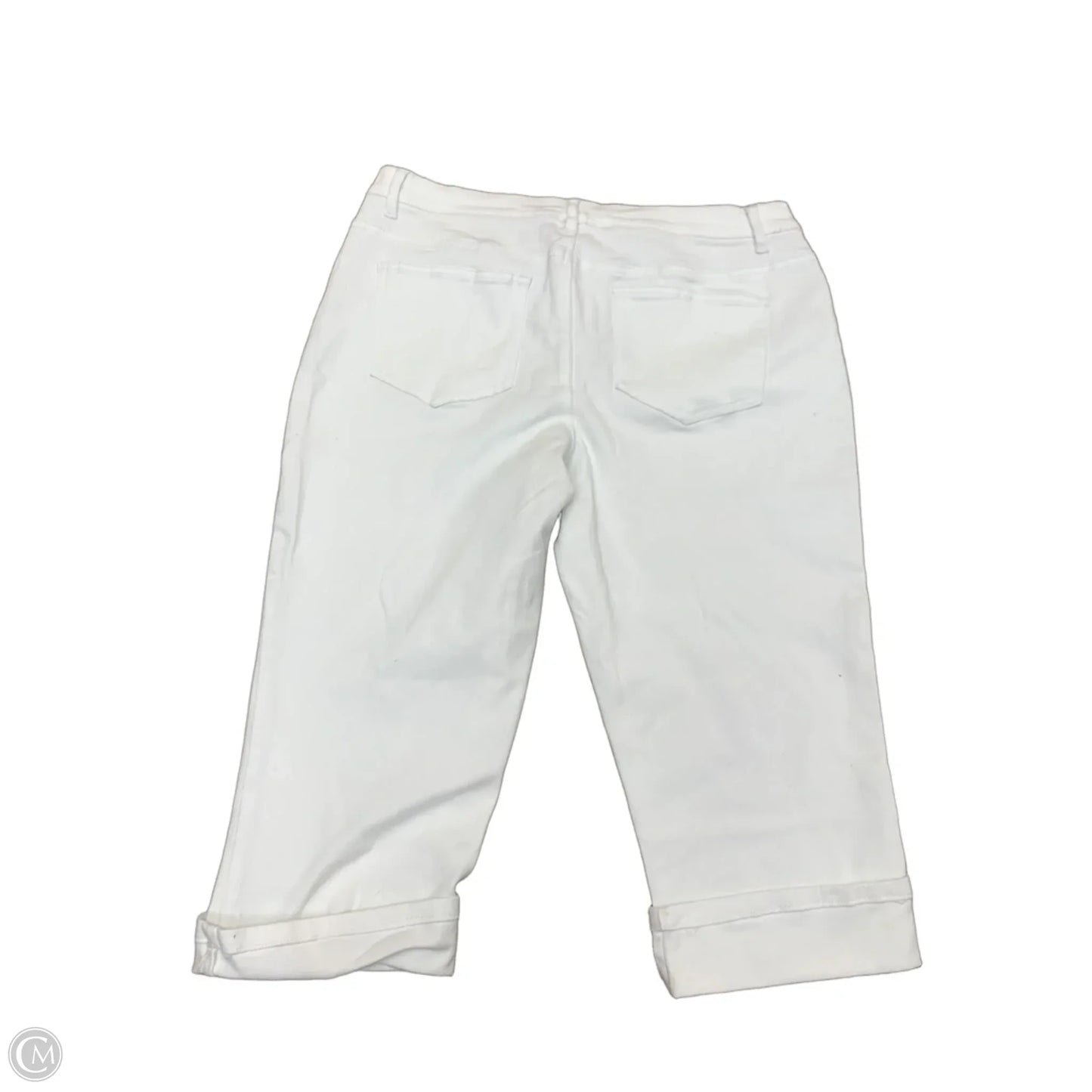 Capris By Venus In White, Size: 14