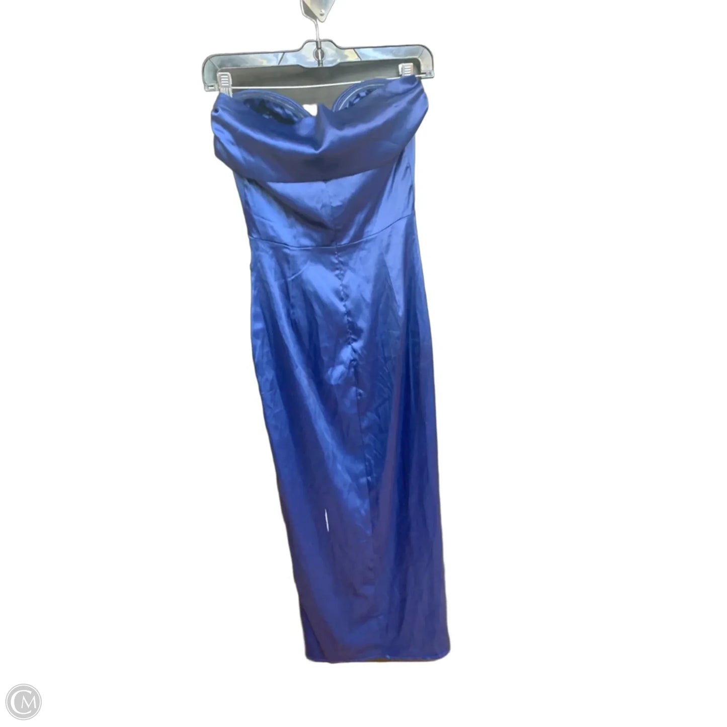 Dress Party Long By Fashion Nova In Blue, Size: S