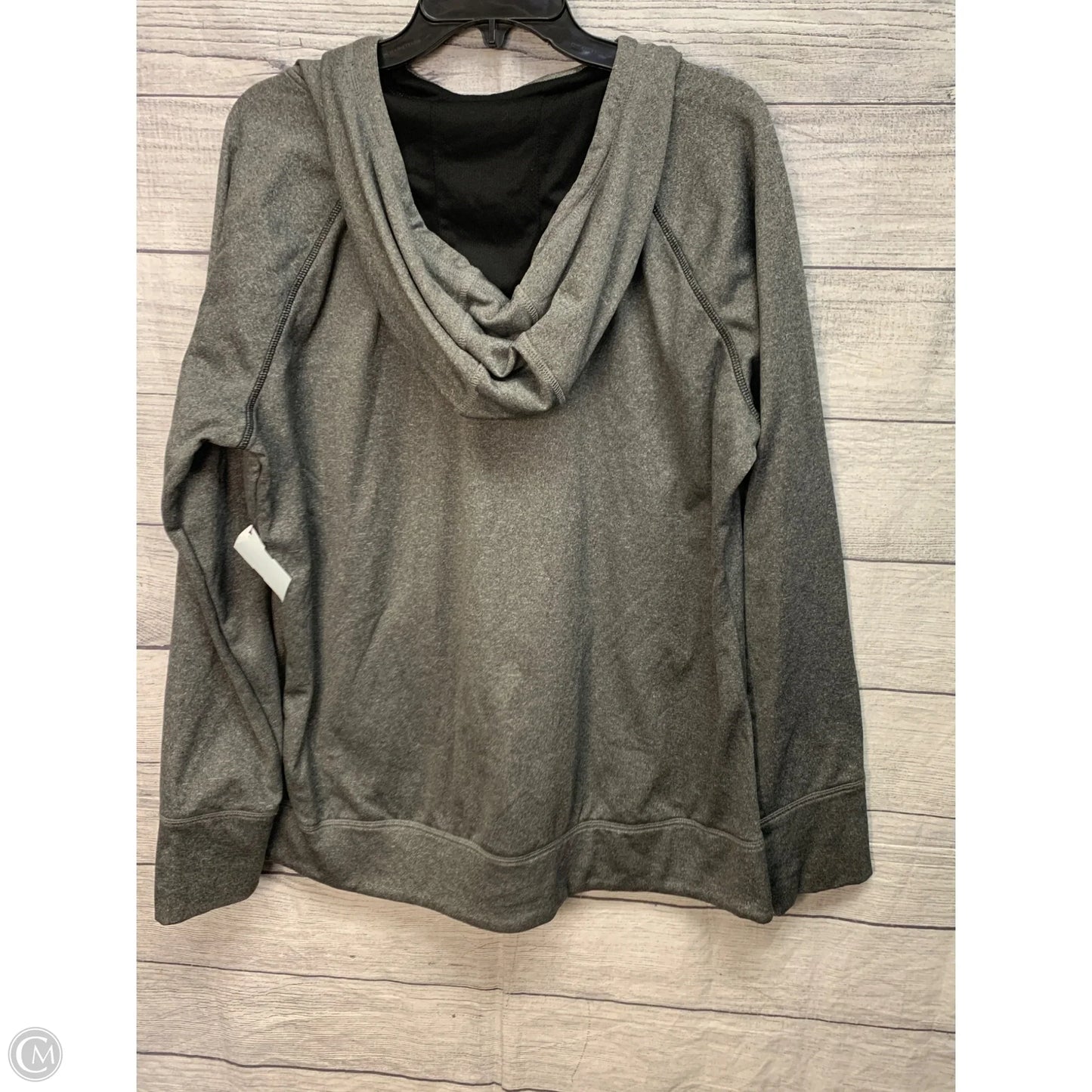 Athletic Sweatshirt Hoodie By Danskin Now In Grey, Size: Xxl