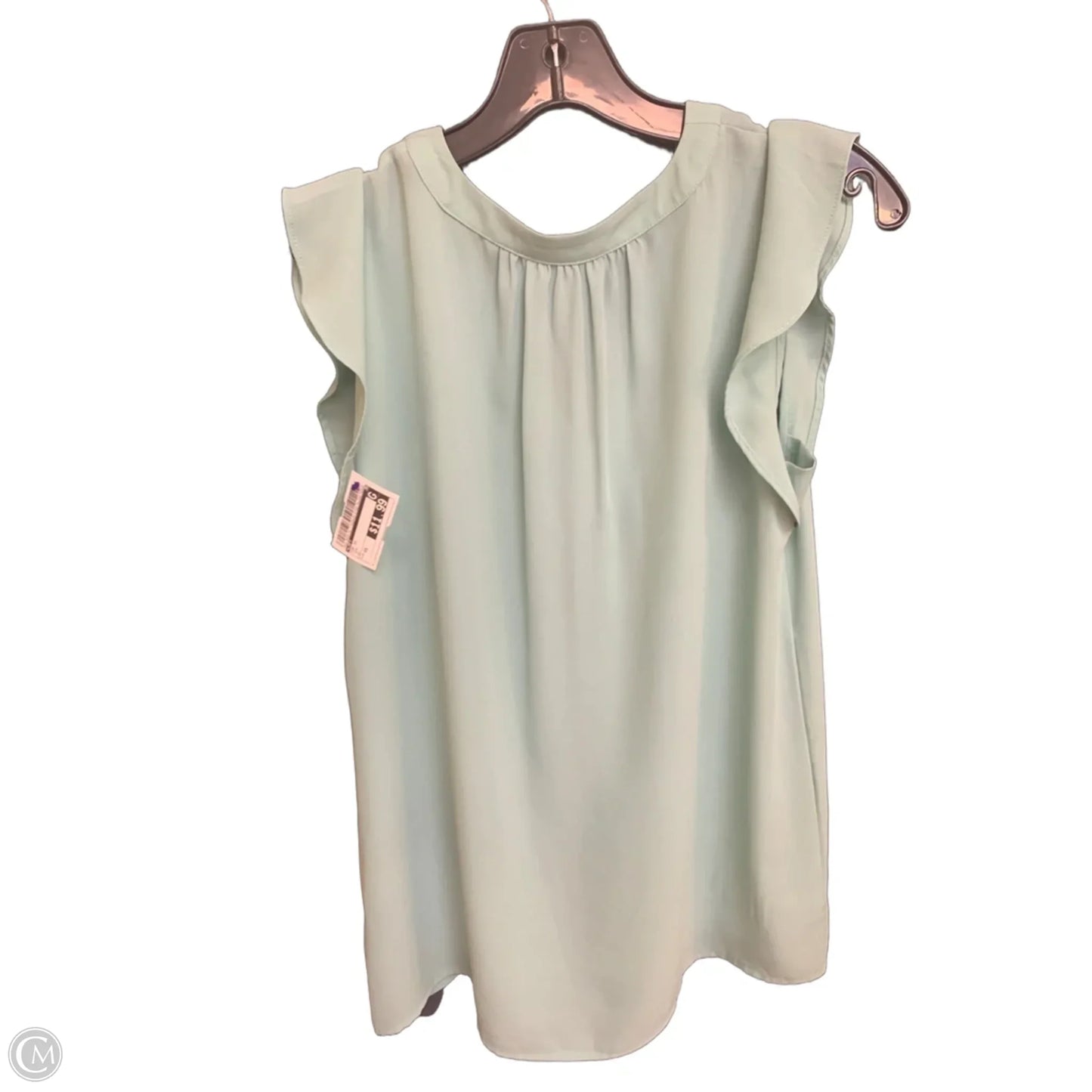 Top Short Sleeve By Loft In Teal, Size: Xs