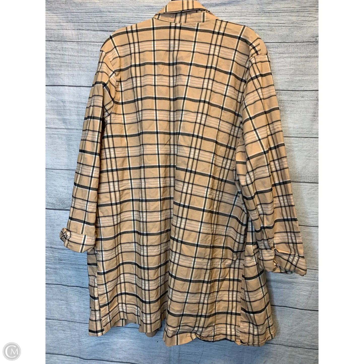 Blazer By Rue 21 In Plaid Pattern, Size: 3x