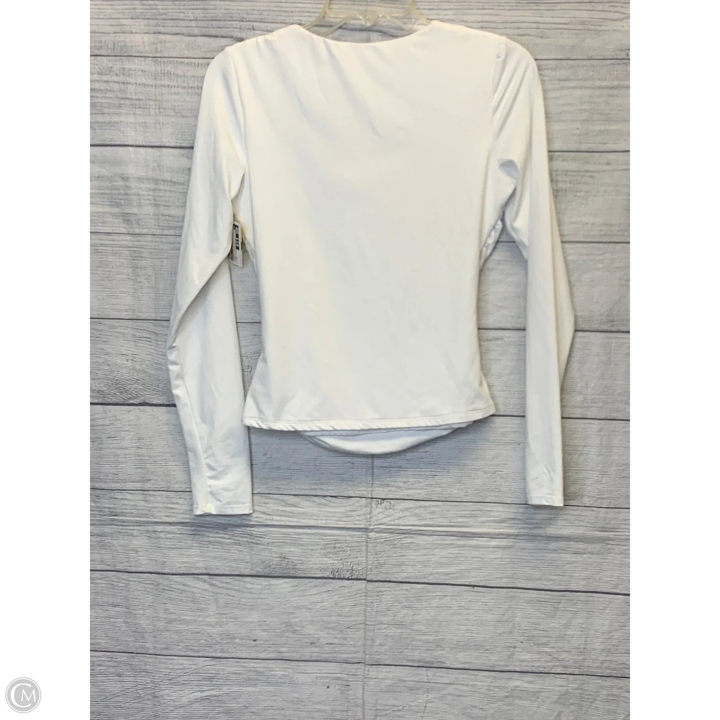 Blouse Long Sleeve By Cmf In White, Size: M