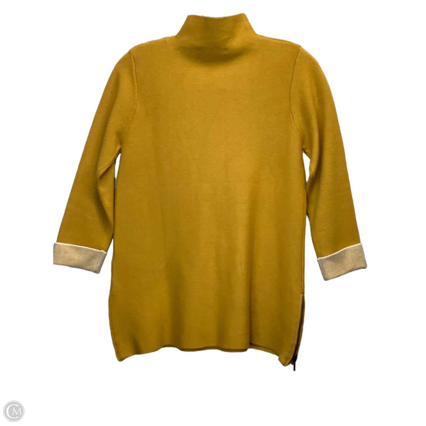 Sweater By Tahari In Yellow, Size: S