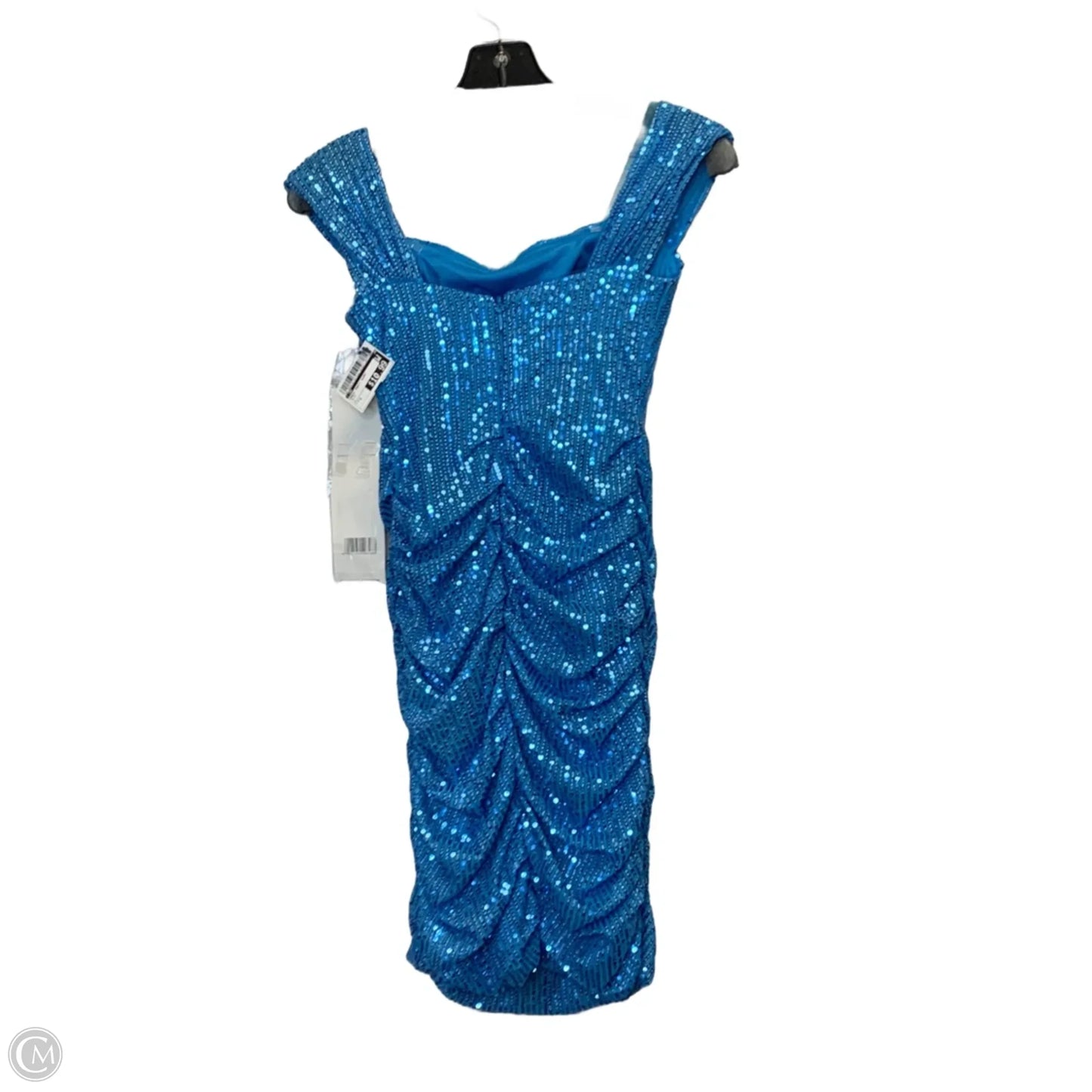 Dress Party Short By Cmf In Blue, Size: S