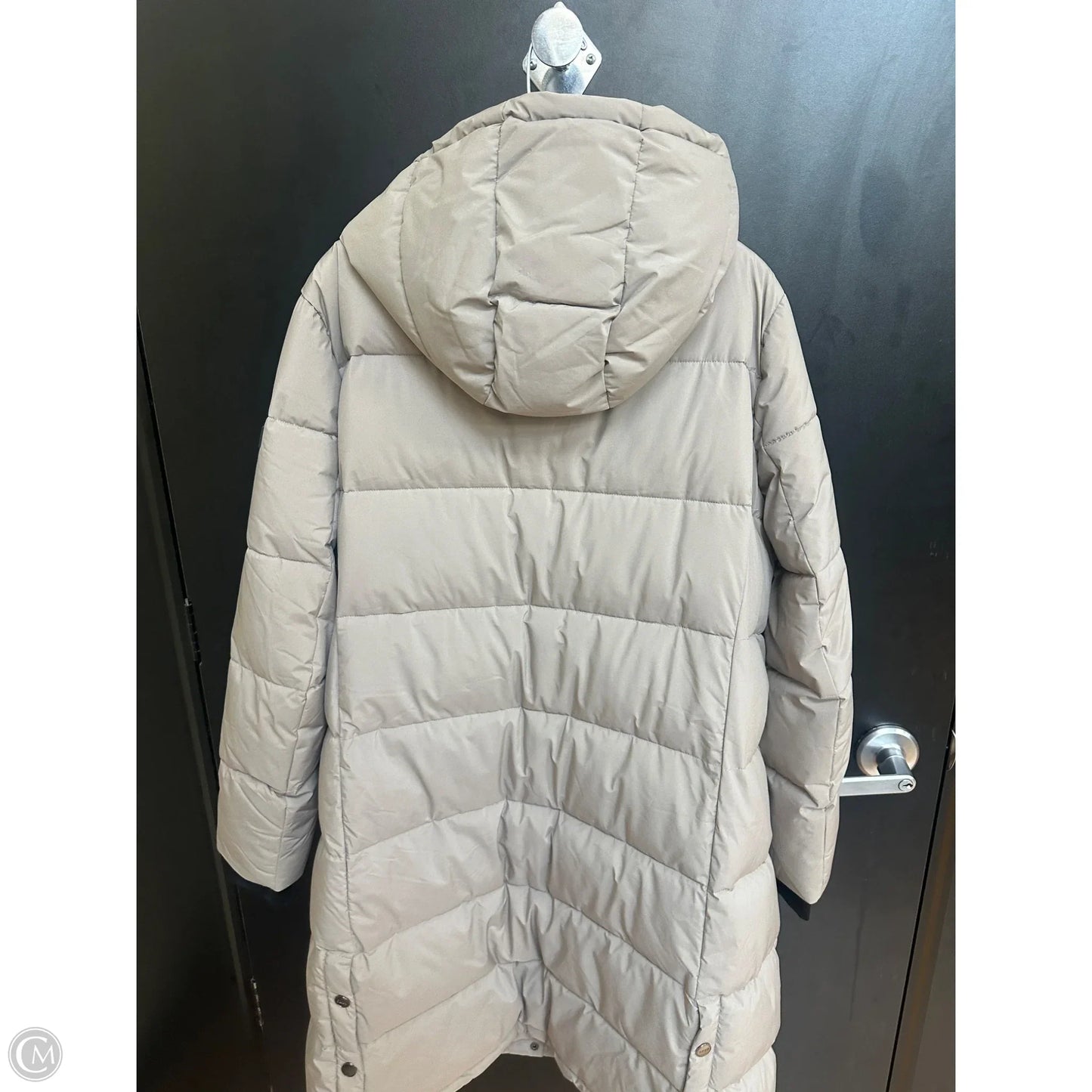Coat Puffer & Quilted By Dkny In Taupe, Size: Xxl