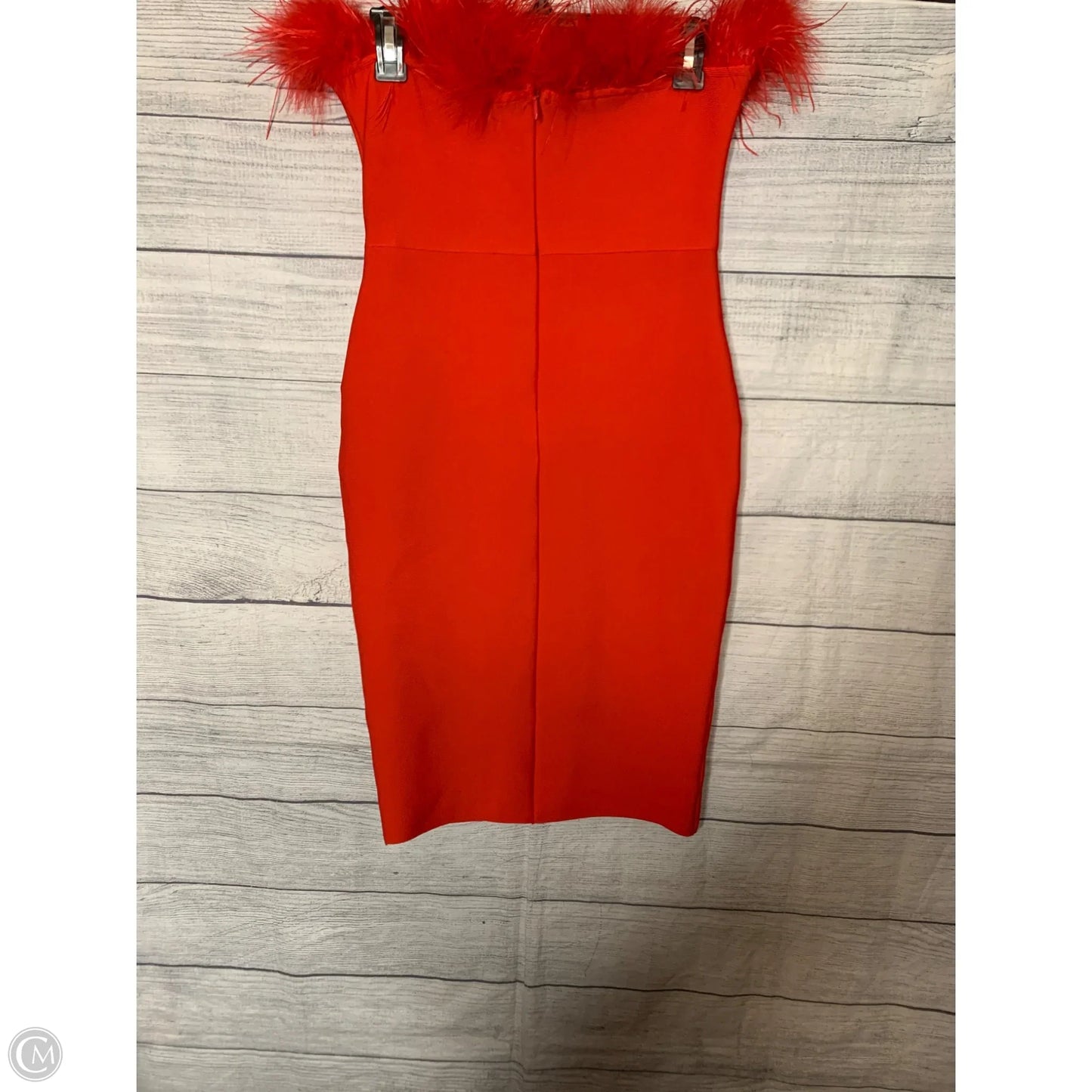 Dress Party Midi By Cmf In Red, Size: M