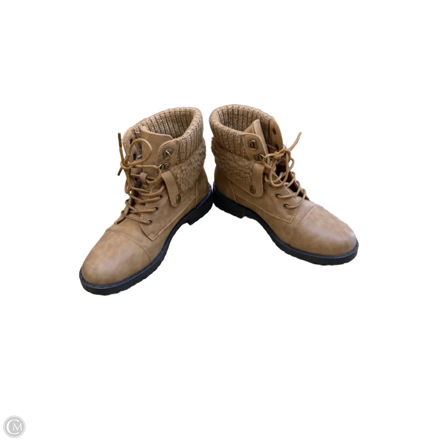 Boots Ankle Flats By Cmf In Brown, Size: 8