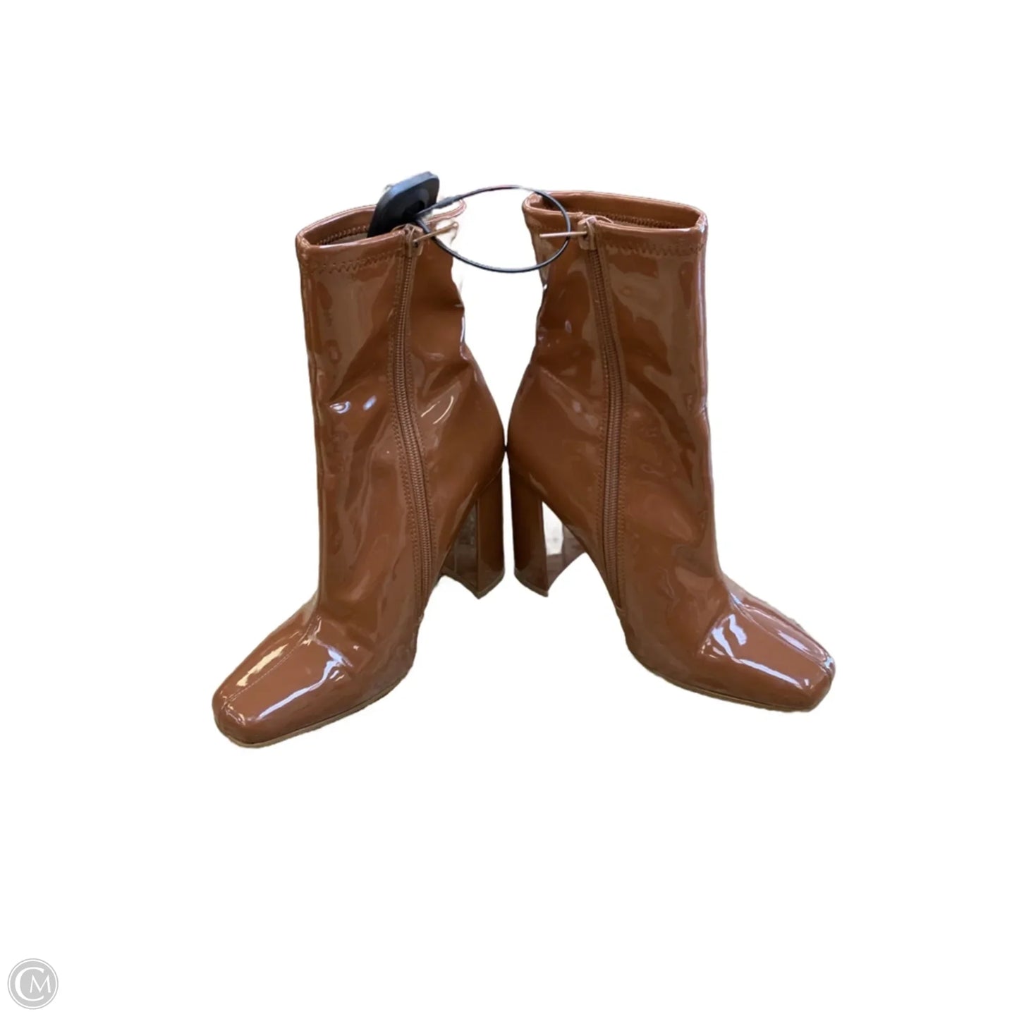 Boots Ankle Heels By Steve Madden In Brown, Size: 6