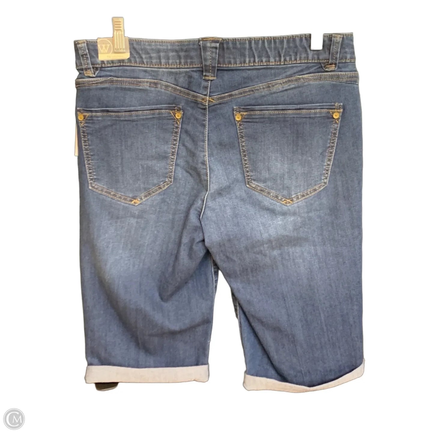 Shorts By Wit & Wisdom In Blue Denim, Size: 8